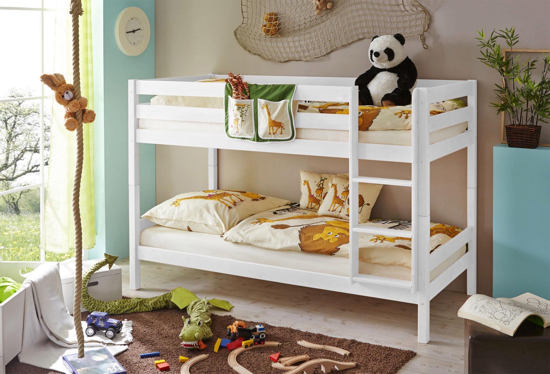 Image of Ticaa Etagenbett »Marcel«, mit Rollrost, Kiefer bei Ackermann Versand Schweiz