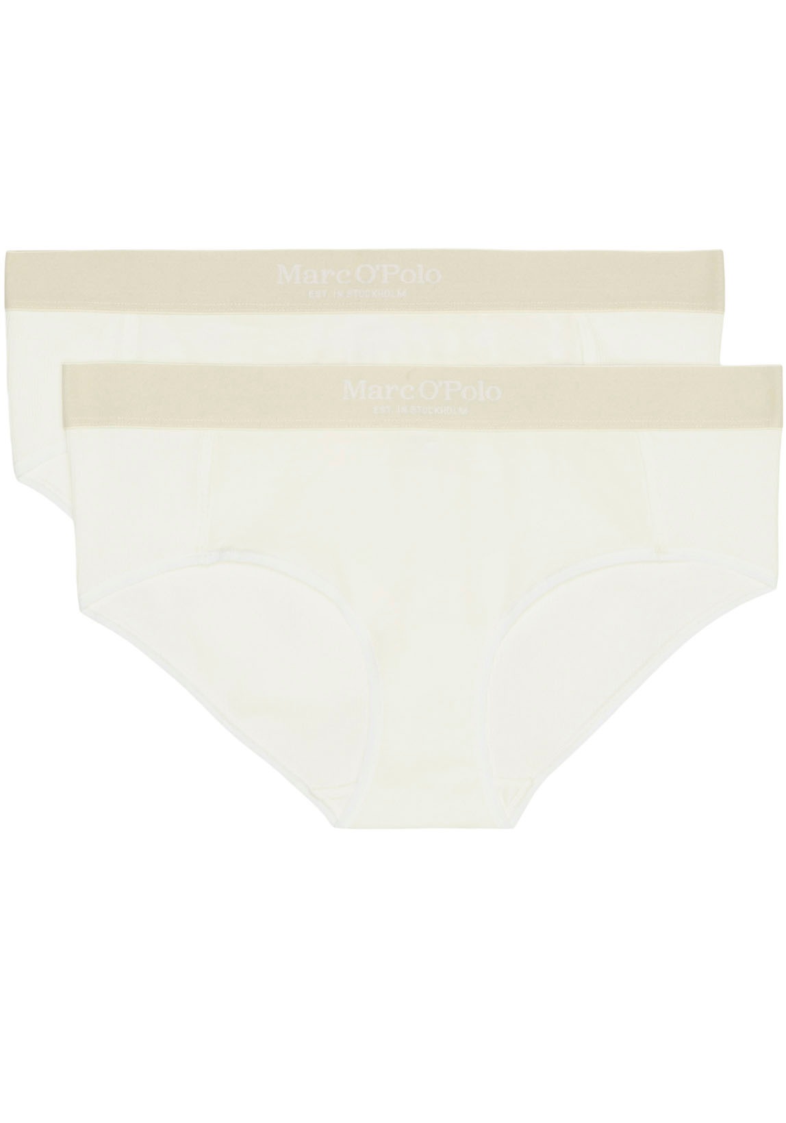 Image of Marc OPolo Panty "Iconic Rib woven" mit breitem Logobund