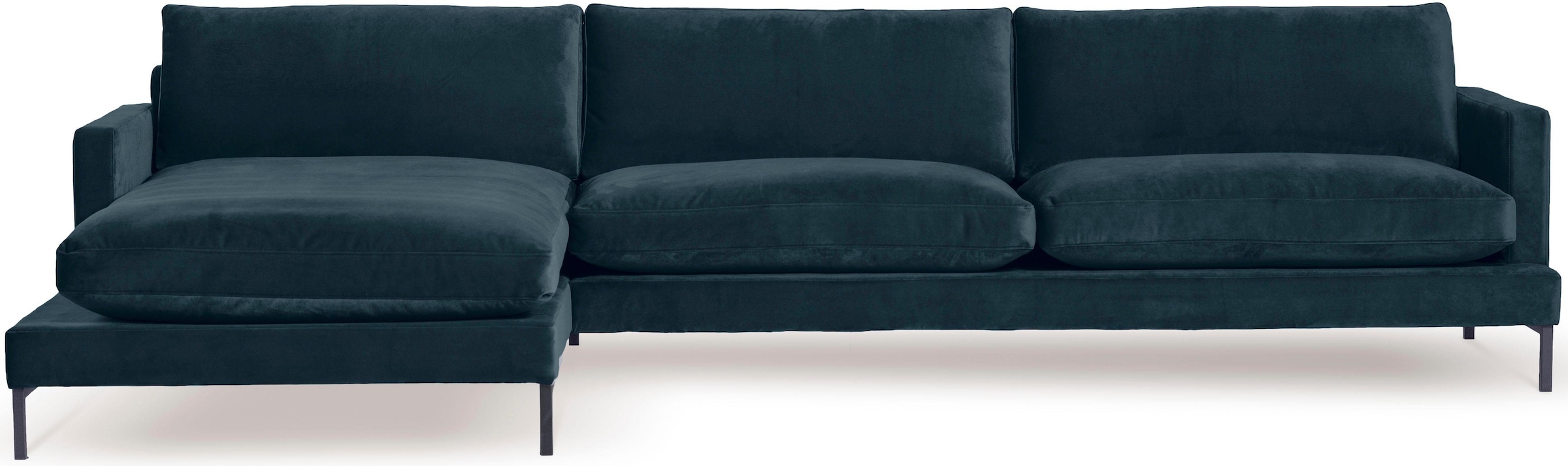 Image of andas Ecksofa "Welland" Ecksofa "Welland" in Knautsch-Optik mit Metallfüssen