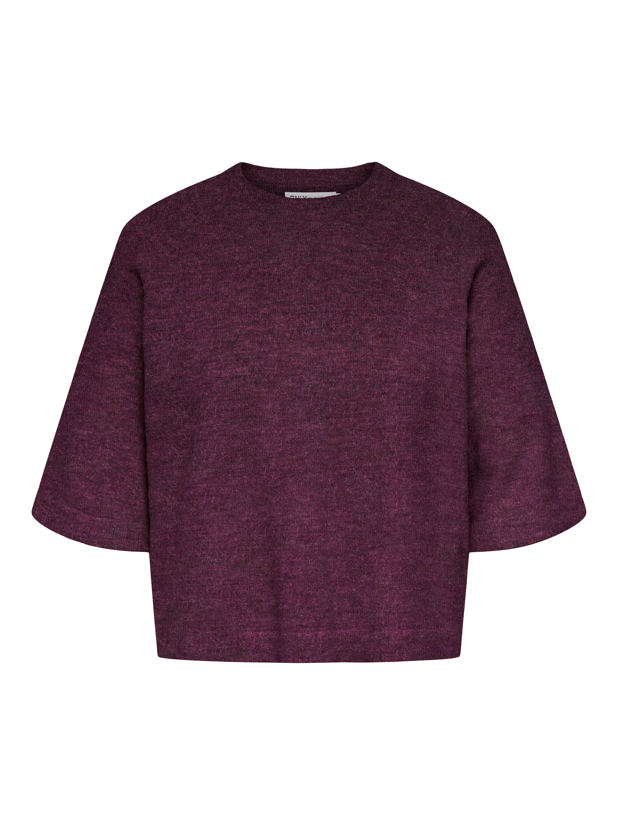 ONLY CARMAKOMA Strickpullover »CARSIMONI 3/4 PULLOVER KNT NOOS« Materialmix, regular fit
