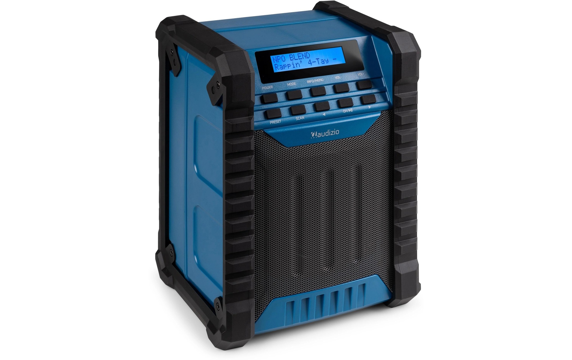 AUDIZIO Baustellenradio »Temi«, (Digitalradio (DAB+)-FM-Tuner)