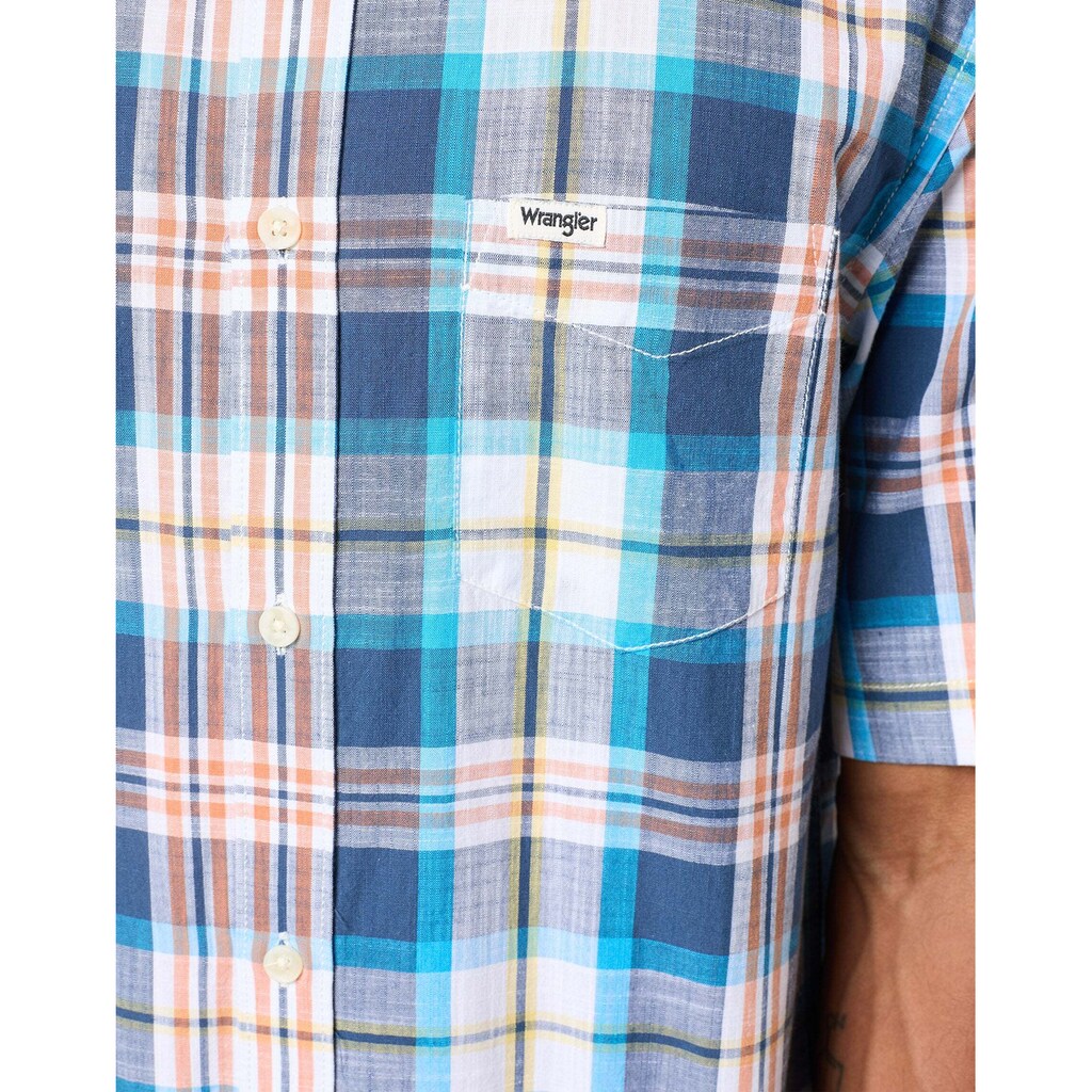 Wrangler Kurzarmhemd »Wrangler Hemden Kurzarm One Pocket Shirt«