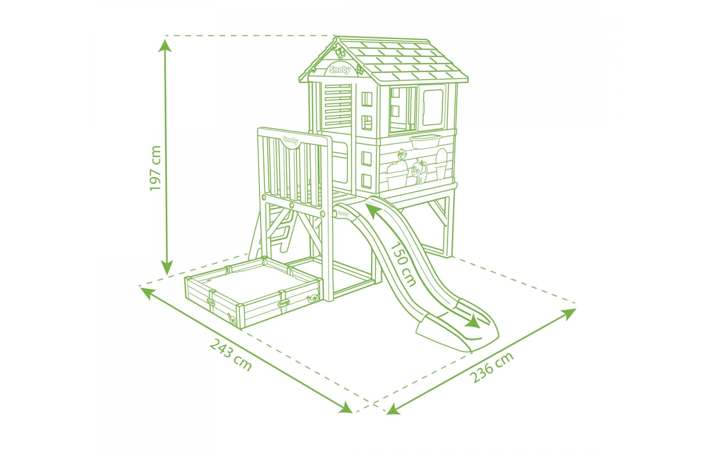 Smoby Spielhaus »Square Stelzenhaus«