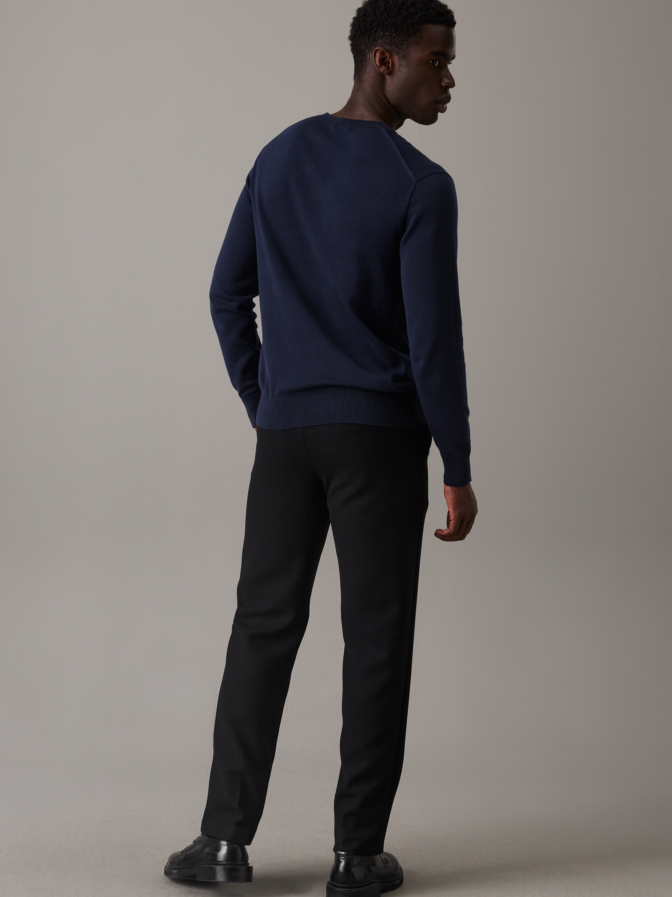 Calvin Klein Strickpullover »LS SUPIMA COTTON CREW 14GG«, Mit Rundhalsausschnitt