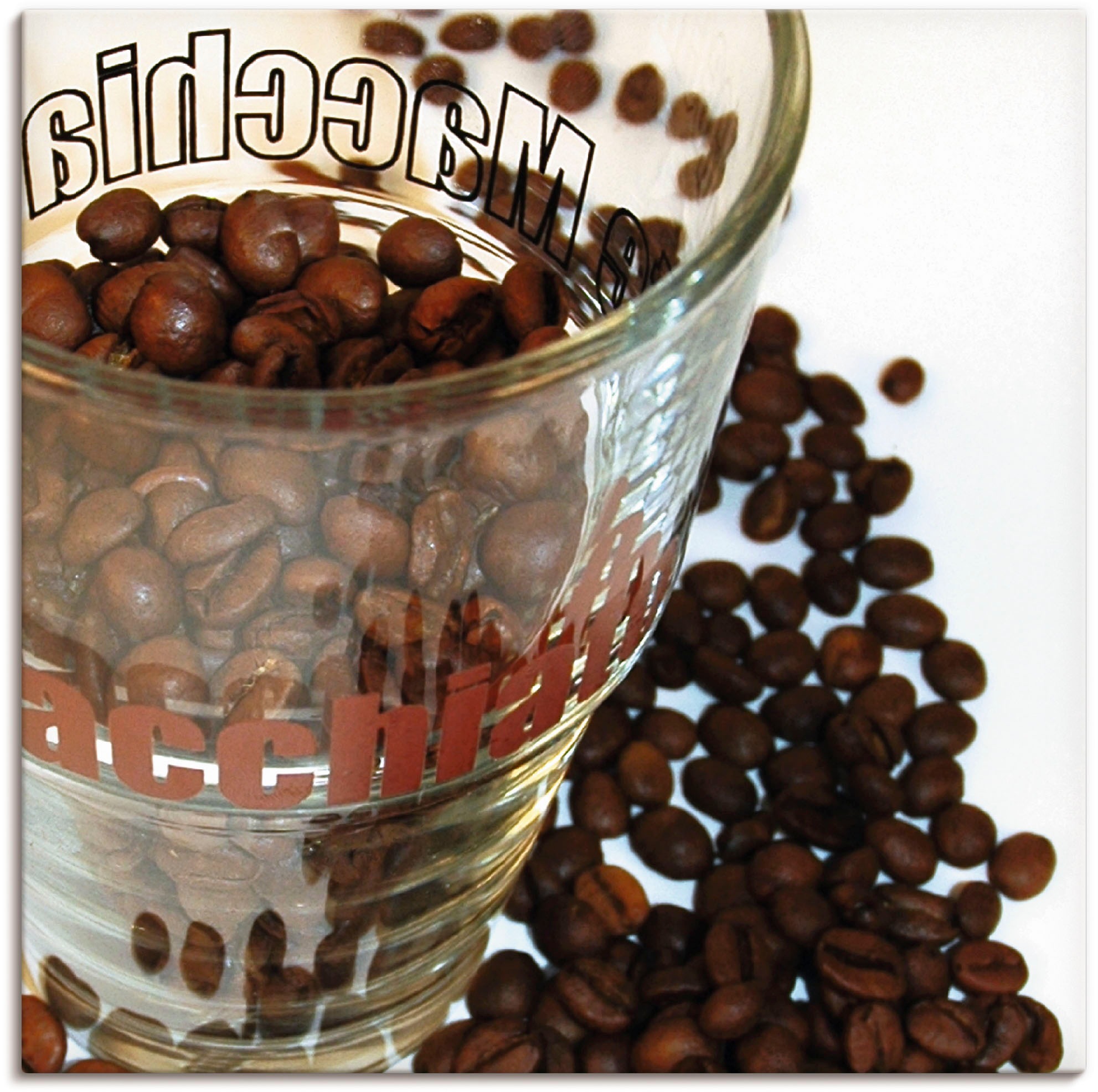 Image of Artland Wandbild »Kaffee II«, Kaffee Bilder, (1 St.), in vielen Grössen & Produktarten - Alubild / Outdoorbild für den Aussenbereich, Leinwandbild, Poster, Wandaufkleber / Wandtattoo auch für Badezimmer geeignet bei Ackermann Versand Schweiz