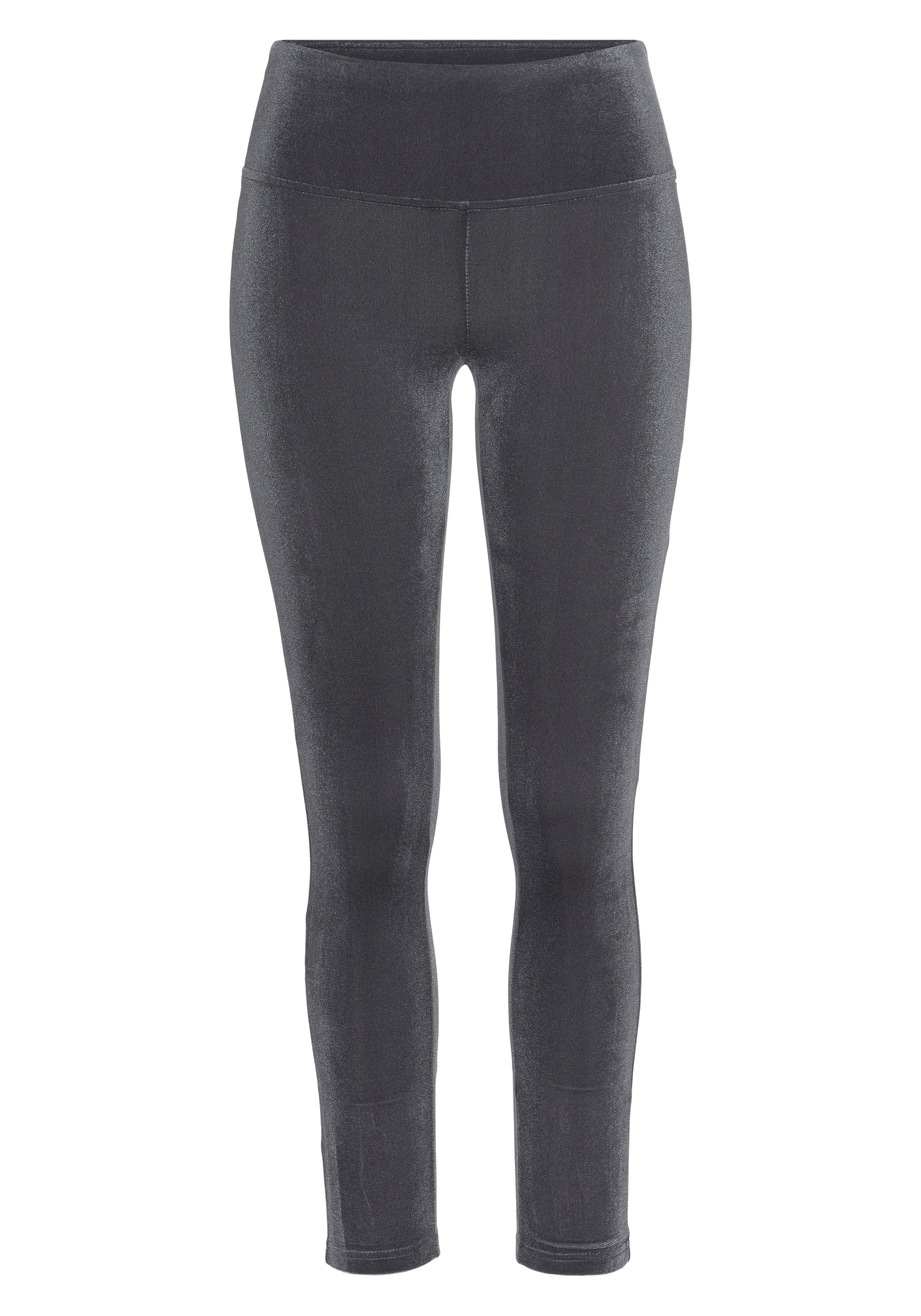 LASCANA Leggings, in weicher, elastischer Samtoptik