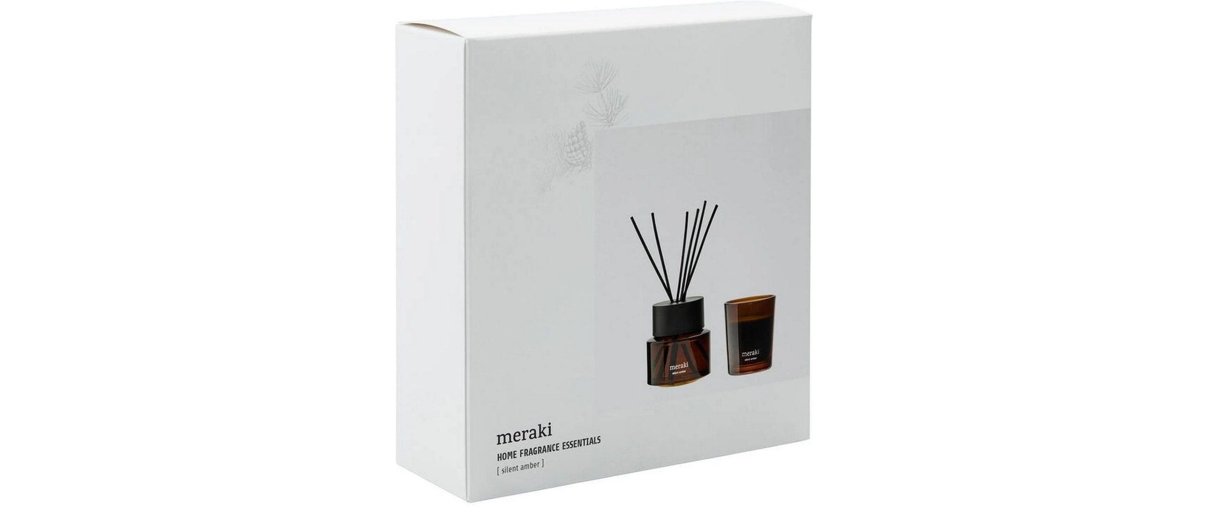   Bougie parfumée »Silent Amber Weiss/White«