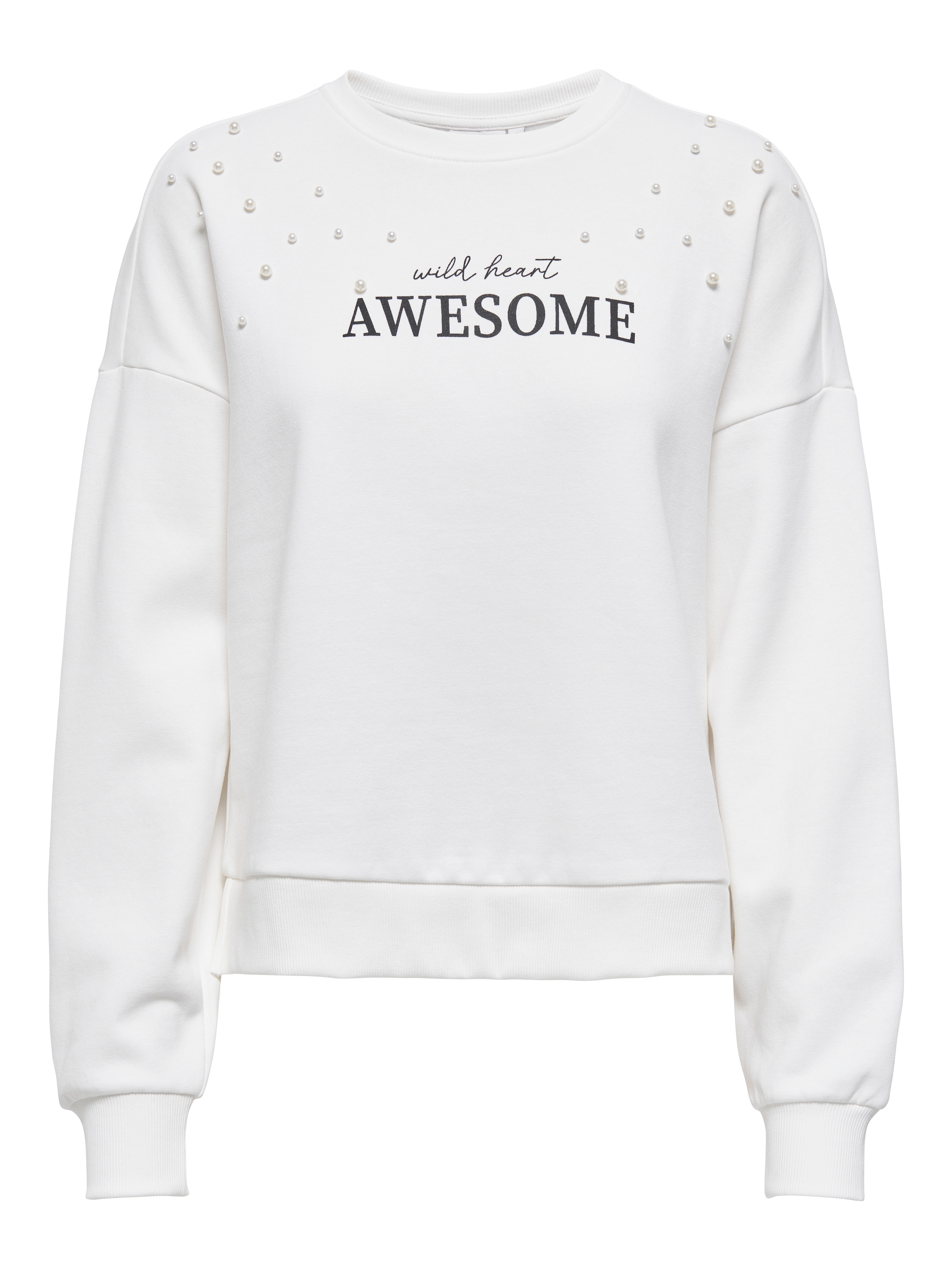 Image of ONLY Sweatshirt "ONLJENNA L/S O-NECK EMB. BOX SWT"