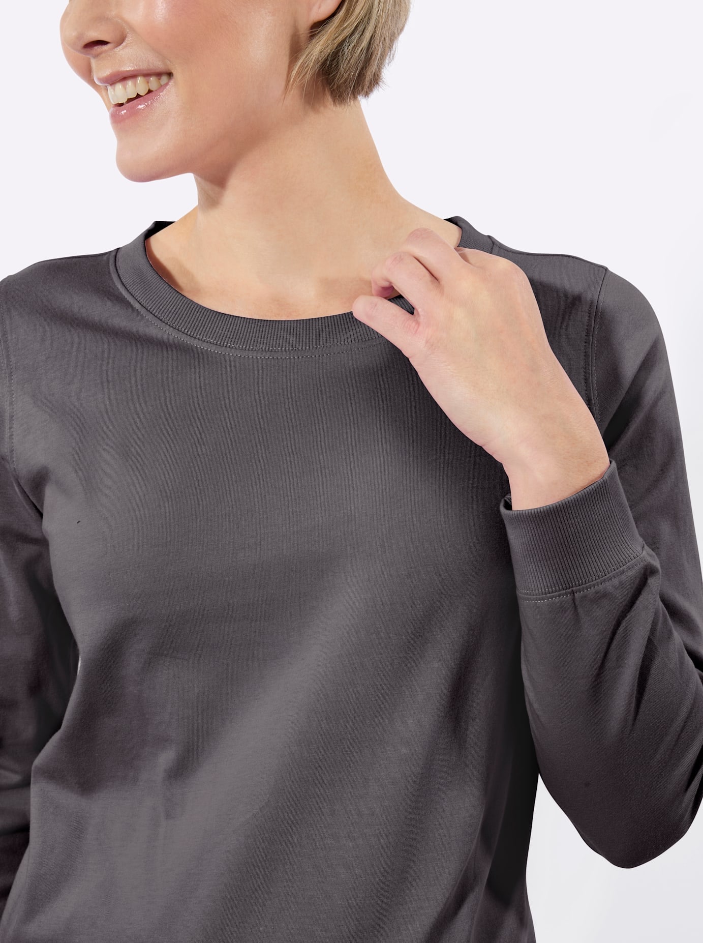 Classic Basics Shirt à col rond »Rundhals-Shirt« 2