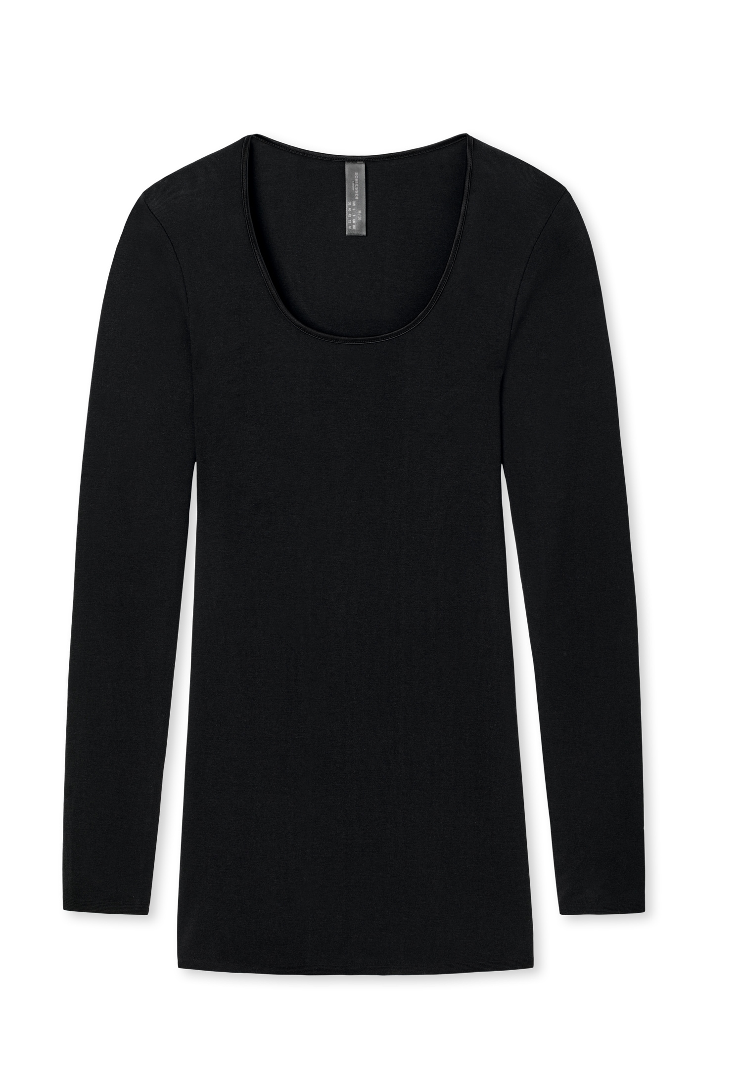 Schiesser T-Shirt »"Luxury"«, runder, dezent schimmernder Halsausschnitt