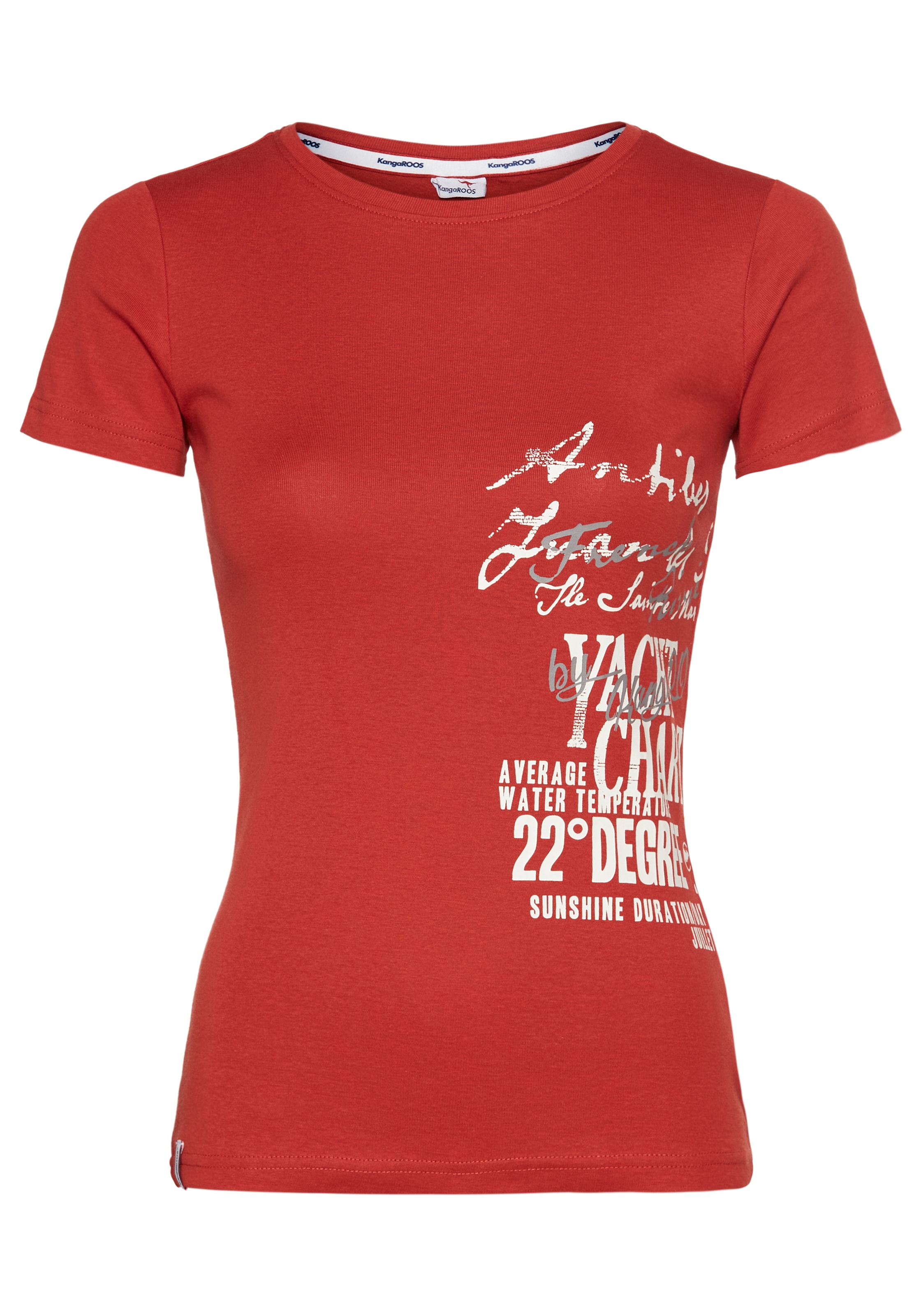 KangaROOS T-Shirt, im Basic-Look mit Print