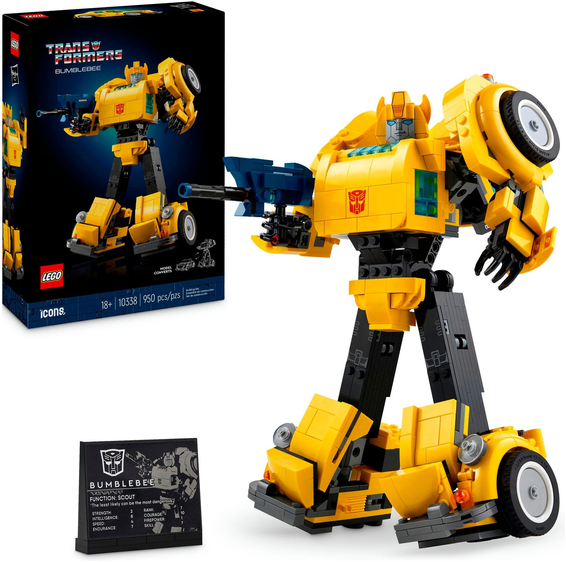 Image of LEGO Konstruktionsspielsteine "Bumblebee (10338), LEGO Icons" Made in Europe
