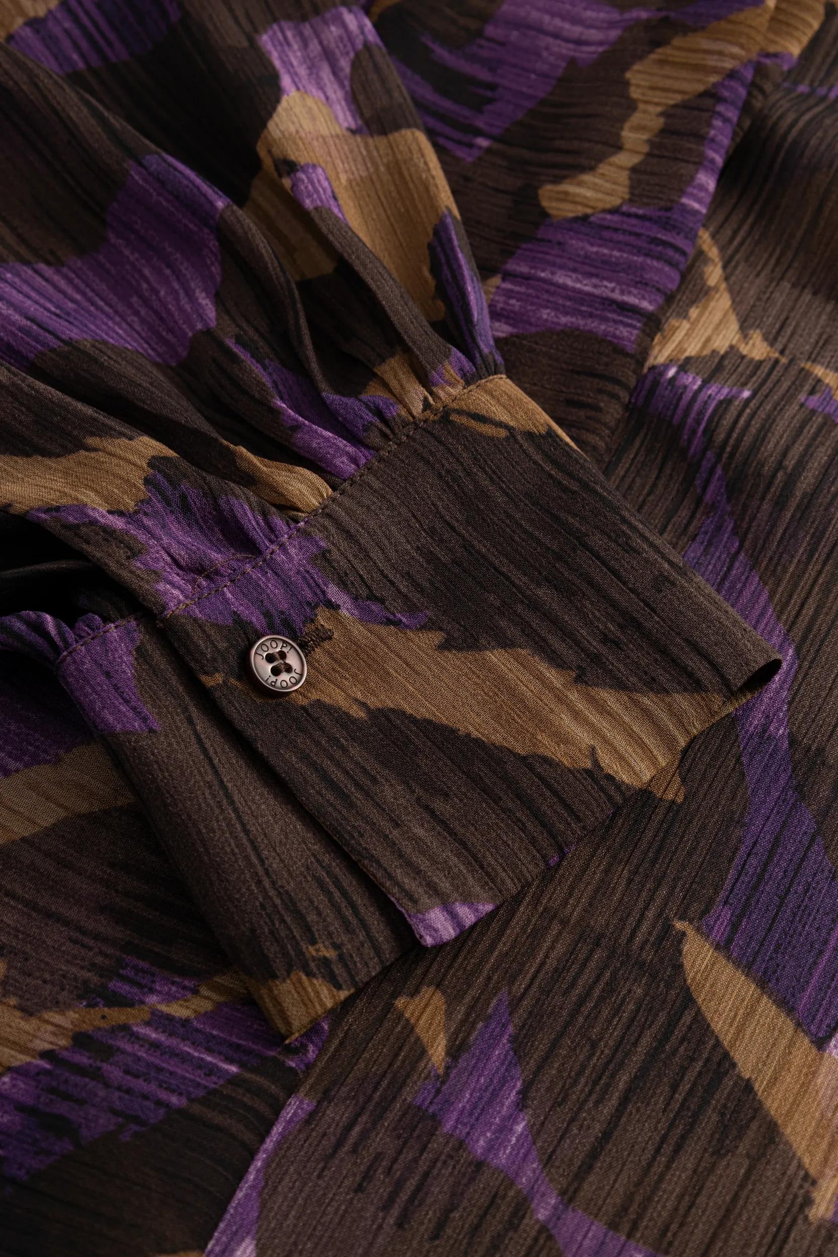 JOOP! Blouse en mousseline »Belsy« avec imprimé total, col à nœud