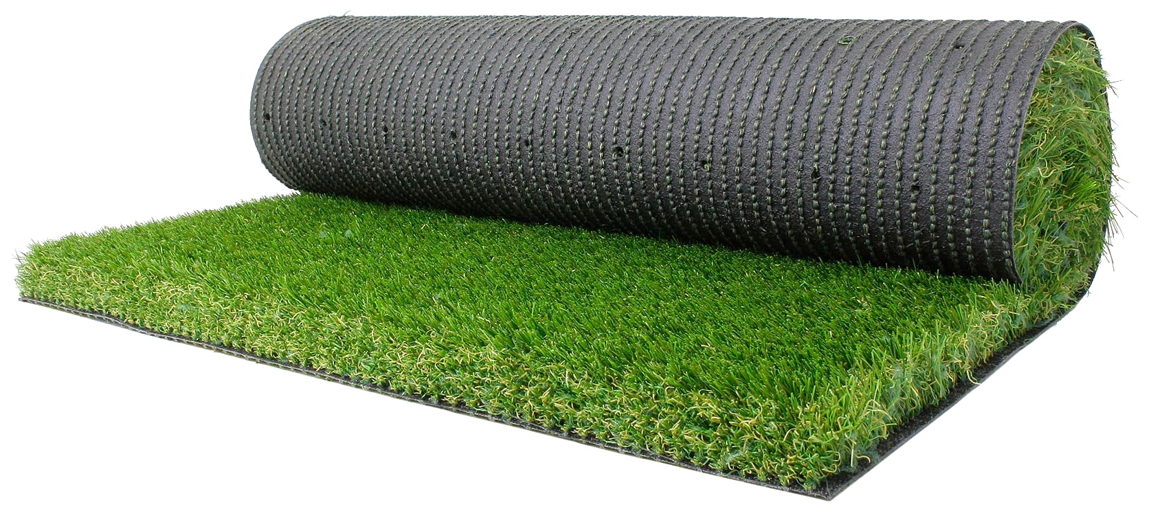 Image of Primaflor-Ideen in Textil Kunstrasen "MEGAN, Gesamthöhe 40 mm, Made in Netherlands" rechteckig natürliche Optik, mit Drainagefunktion, ideal für Balkon & Terrasse