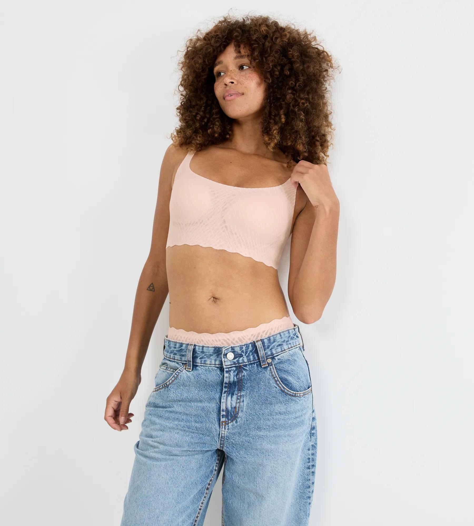 sloggi Bustier »ZERO Feel Bliss« mit herausnehmbaren, atmungsaktiven Pads und Stretch-Spitze