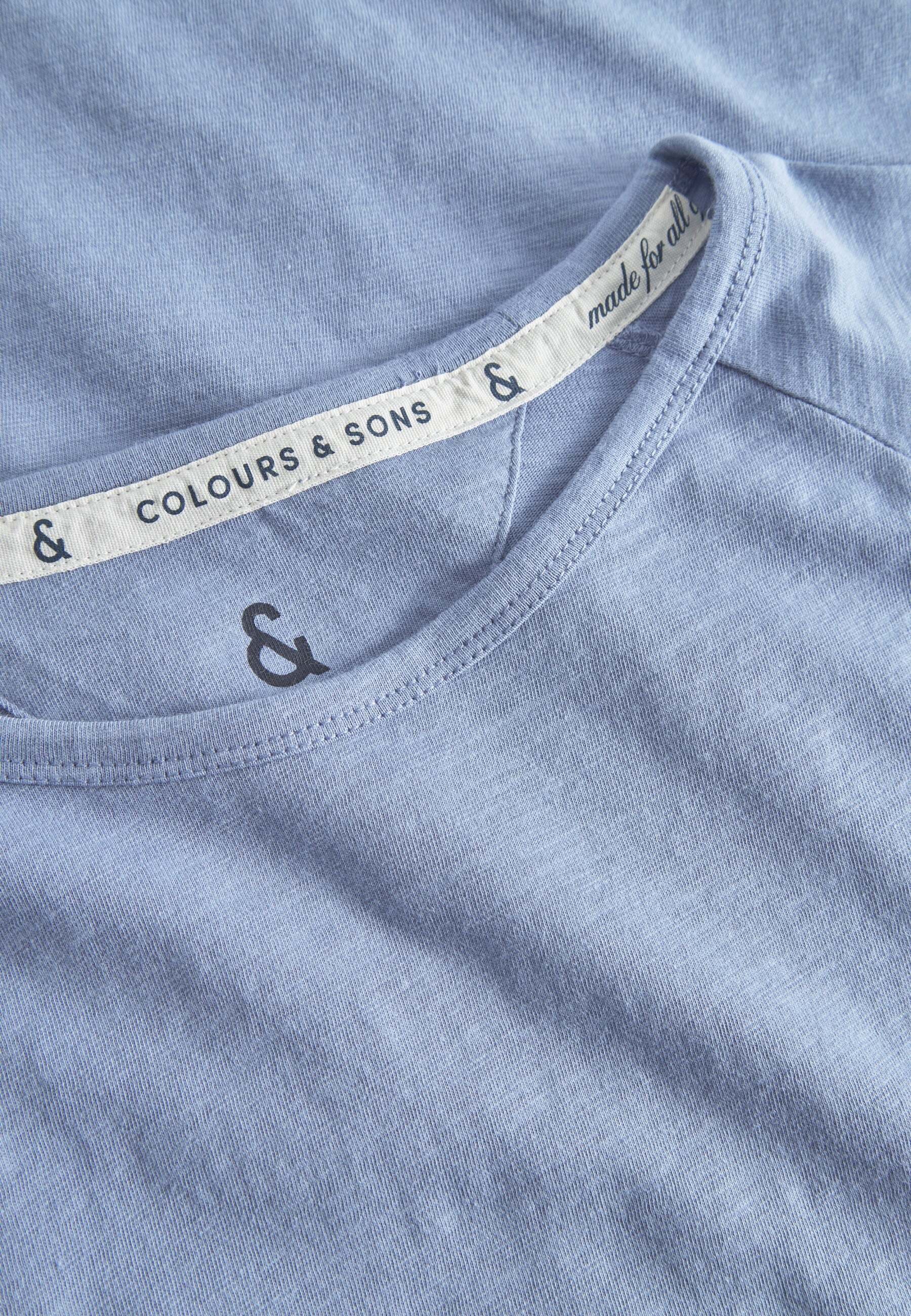 colours & sons Langarmshirt »colours & sons Langarmshirts Longsleeve - Slub«