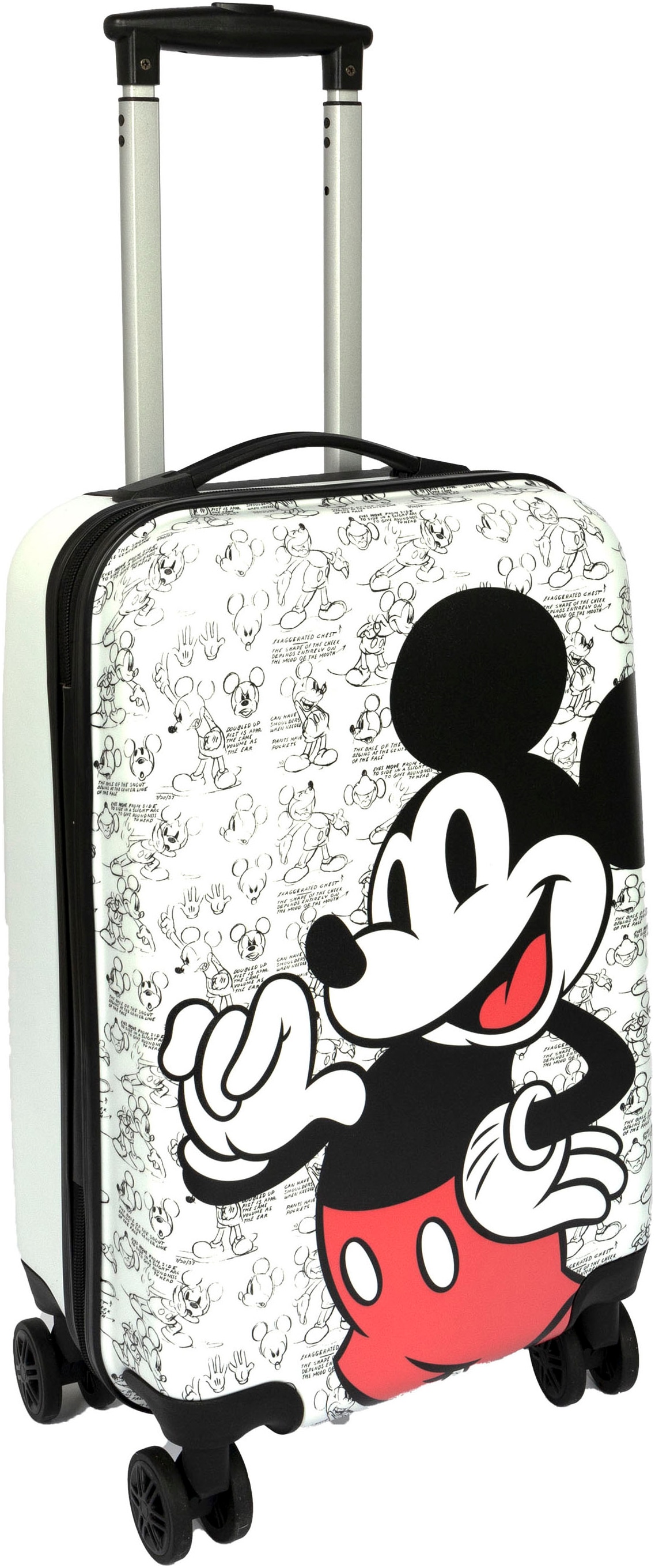 UNDERCOVER Valise pour enfants »Mickey Mouse, 59 cm« 35 litre 4 Rollen mit TSA-Zahlenschloss