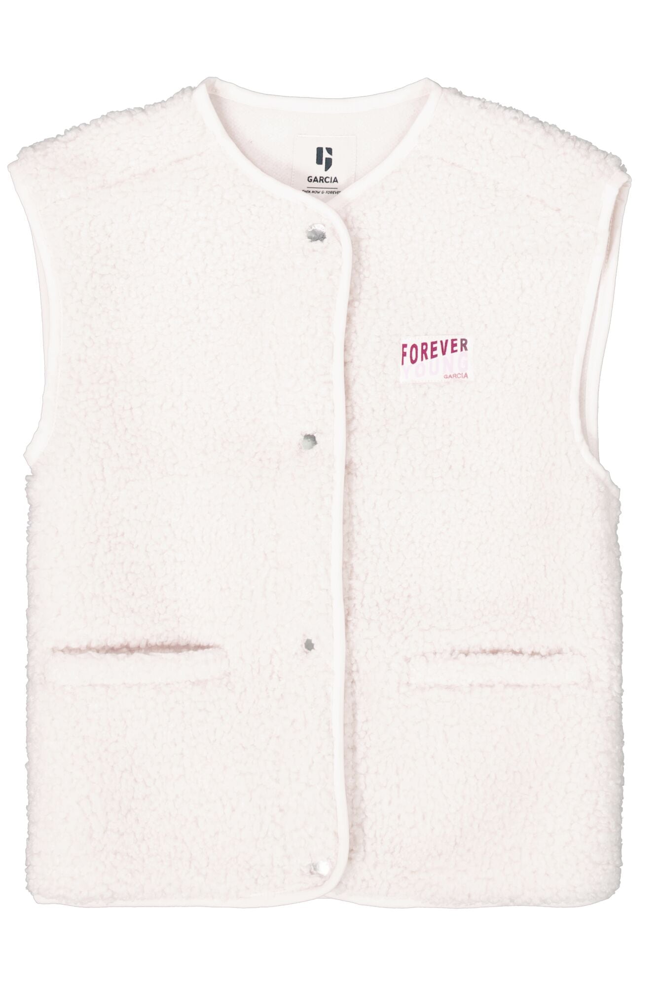 Garcia Strickweste mit Stickerei