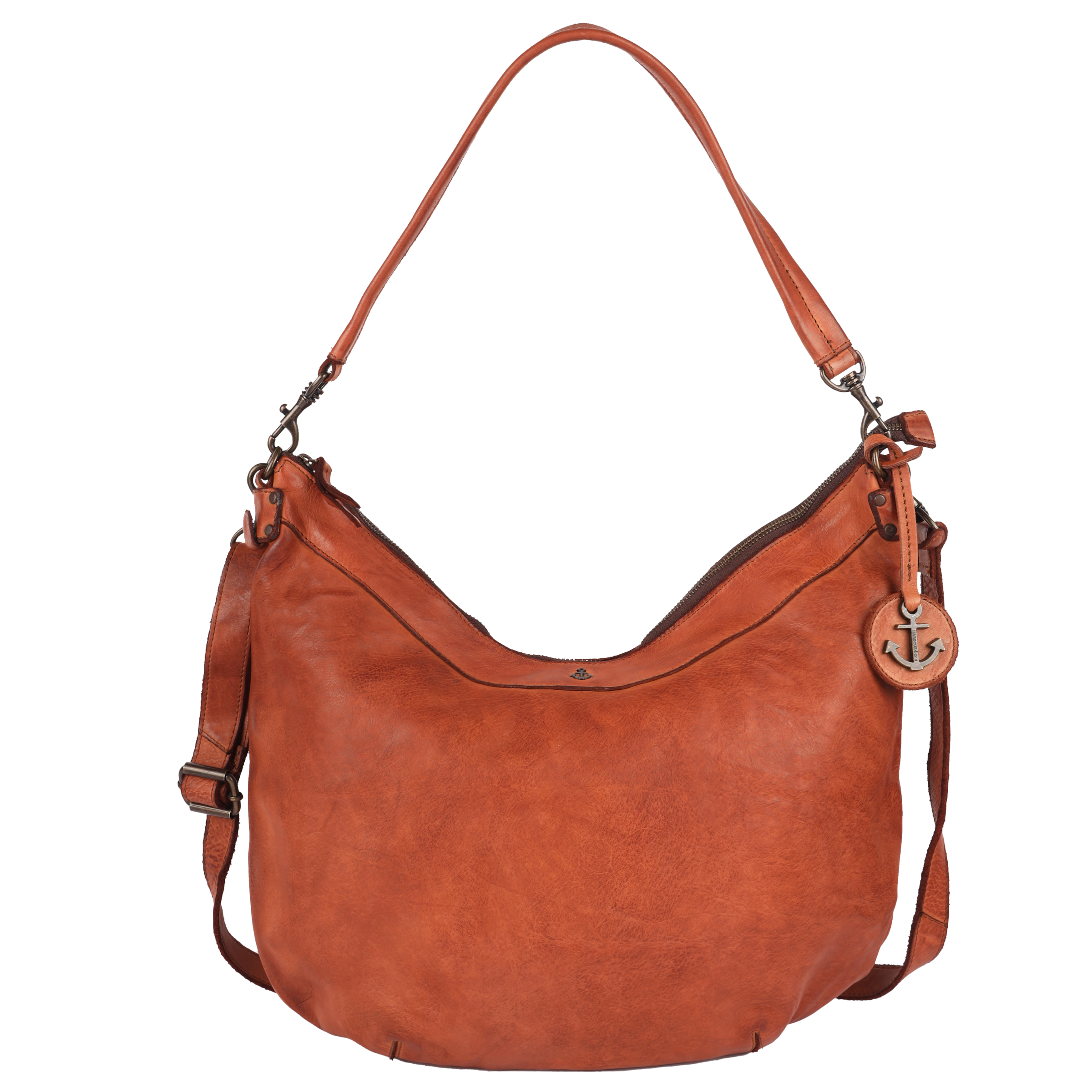 Image of HARBOUR 2nd Hobo "Amar" Umhängetasche, Damen Schultertasche, Tragetasche mit RV-Vordertasche