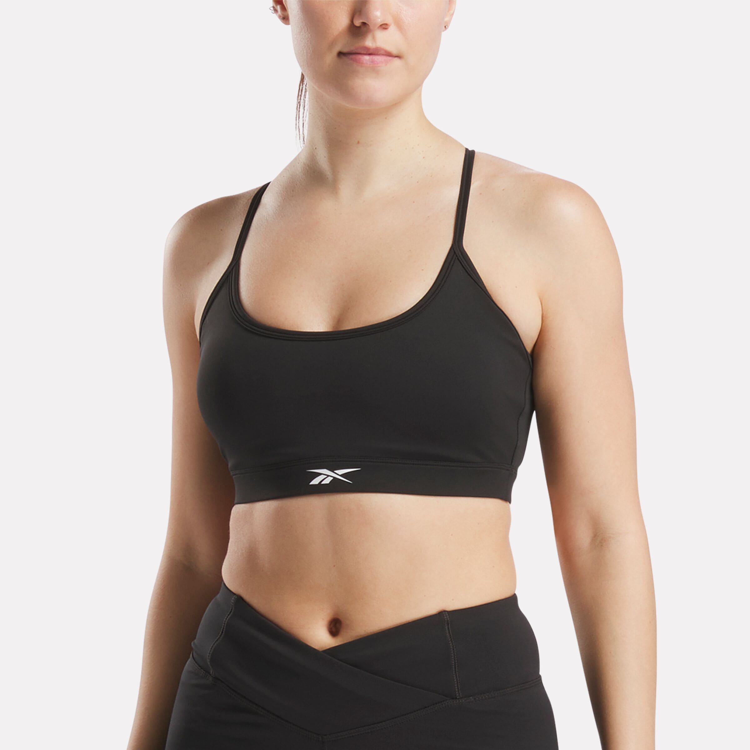 Image of Reebok Sport-BH "KENDAL CORE STRAPPY BRA" Sport-Bustier für das tägliche Workout, mit Speedwick-Technologie
