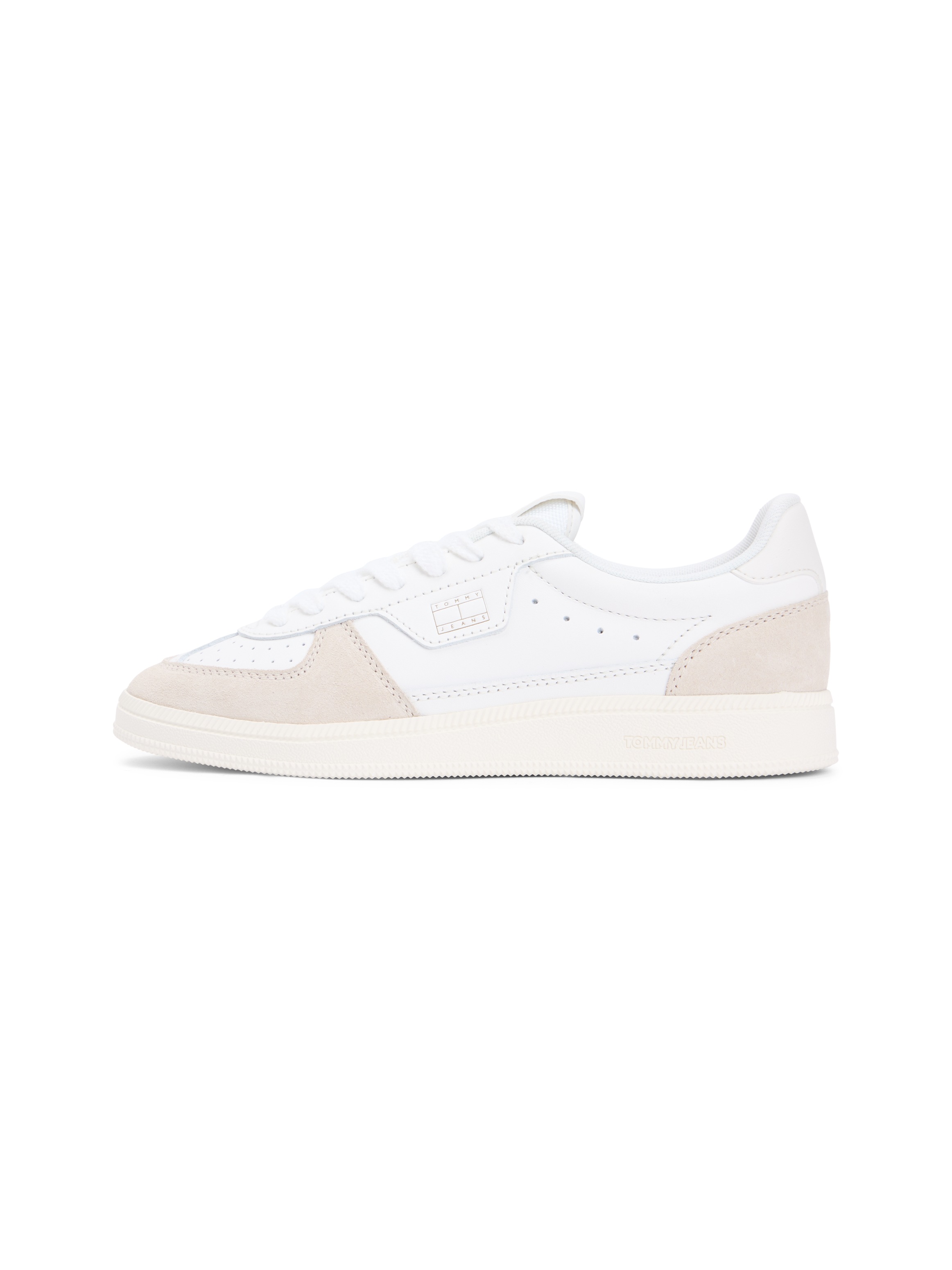 Tommy Jeans Baskets à plateforme »THE GREENWICH EDGE LEATHER«  Chaussure de loisirs, chaussure basse, chaussure à lacets avec logo doré