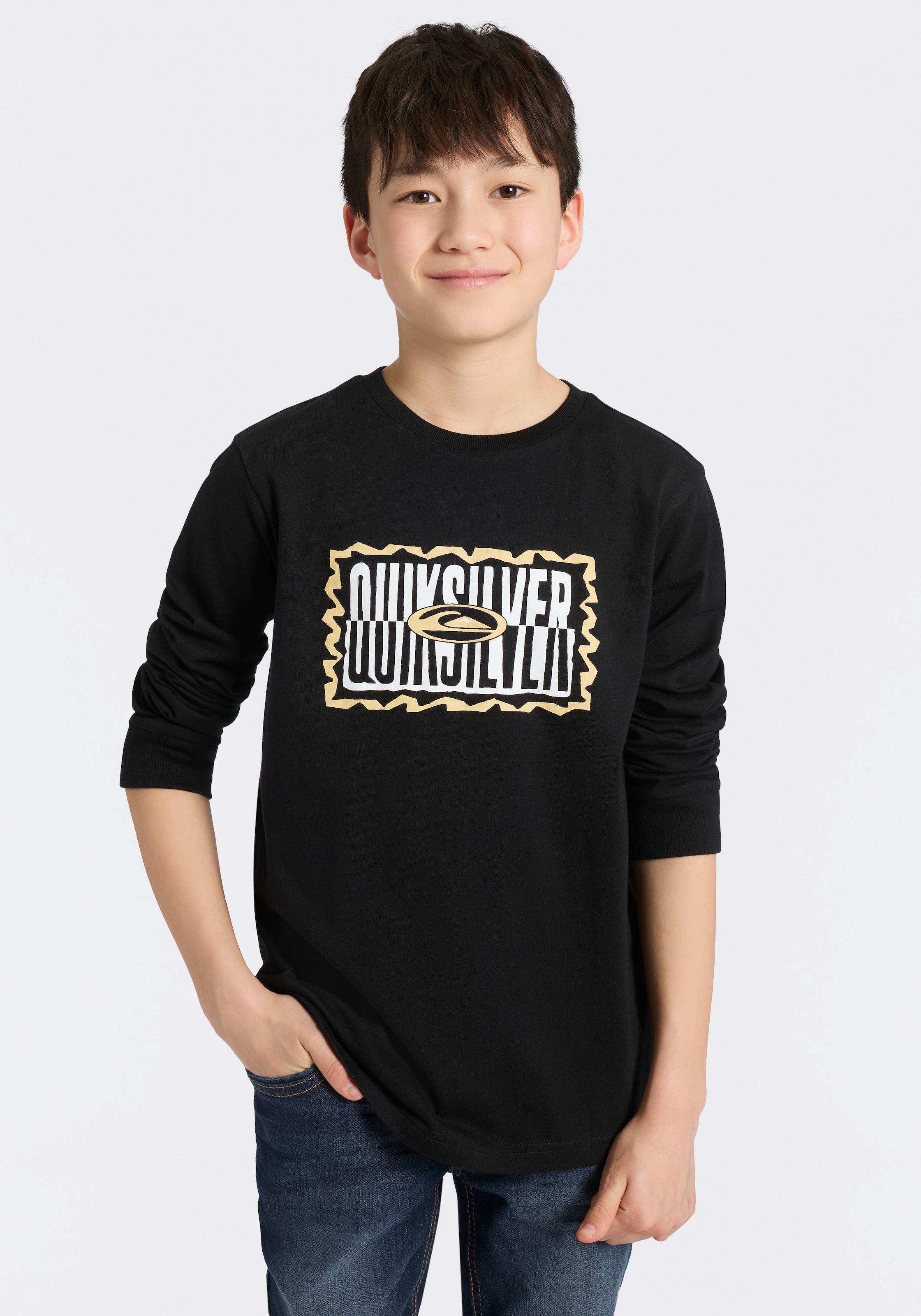 Quiksilver T-shirt à manches longues »DESERT WAV TWIST TIDE LS PAK Y« 2 für vielseitige Aktivitäten, Rundhalsausschnitt, sportlicher Stil