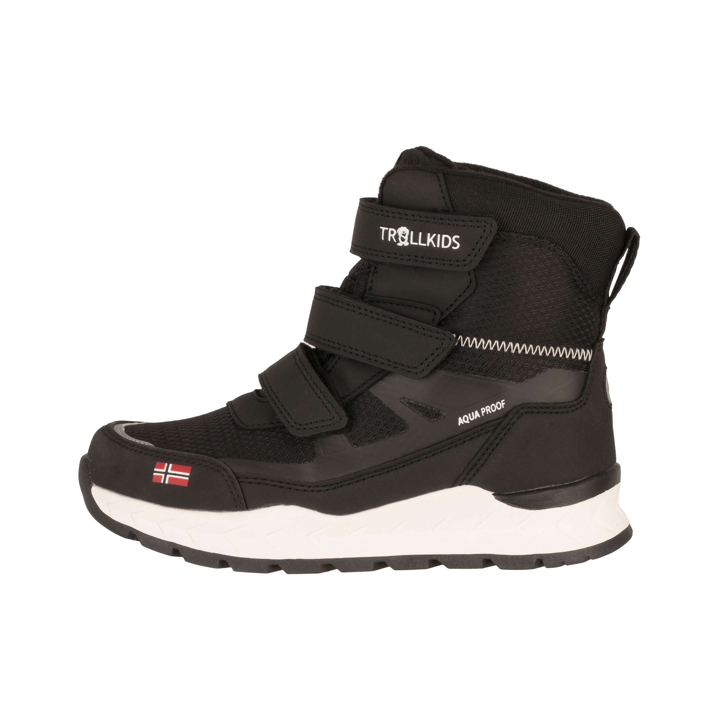TROLLKIDS Winterstiefel »KIDS RAULAND WINTER BOOTS«, wasserdicht, Klettverschluss, reflektierende Details