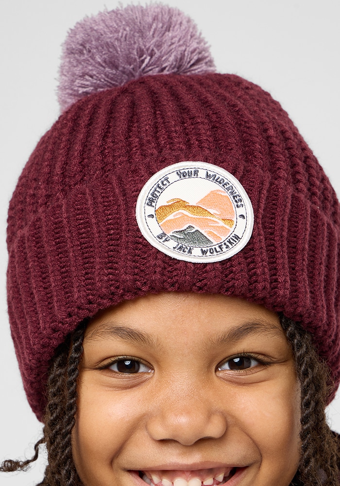 Bommelmütze »POMPOM BADGE BEANIE K«