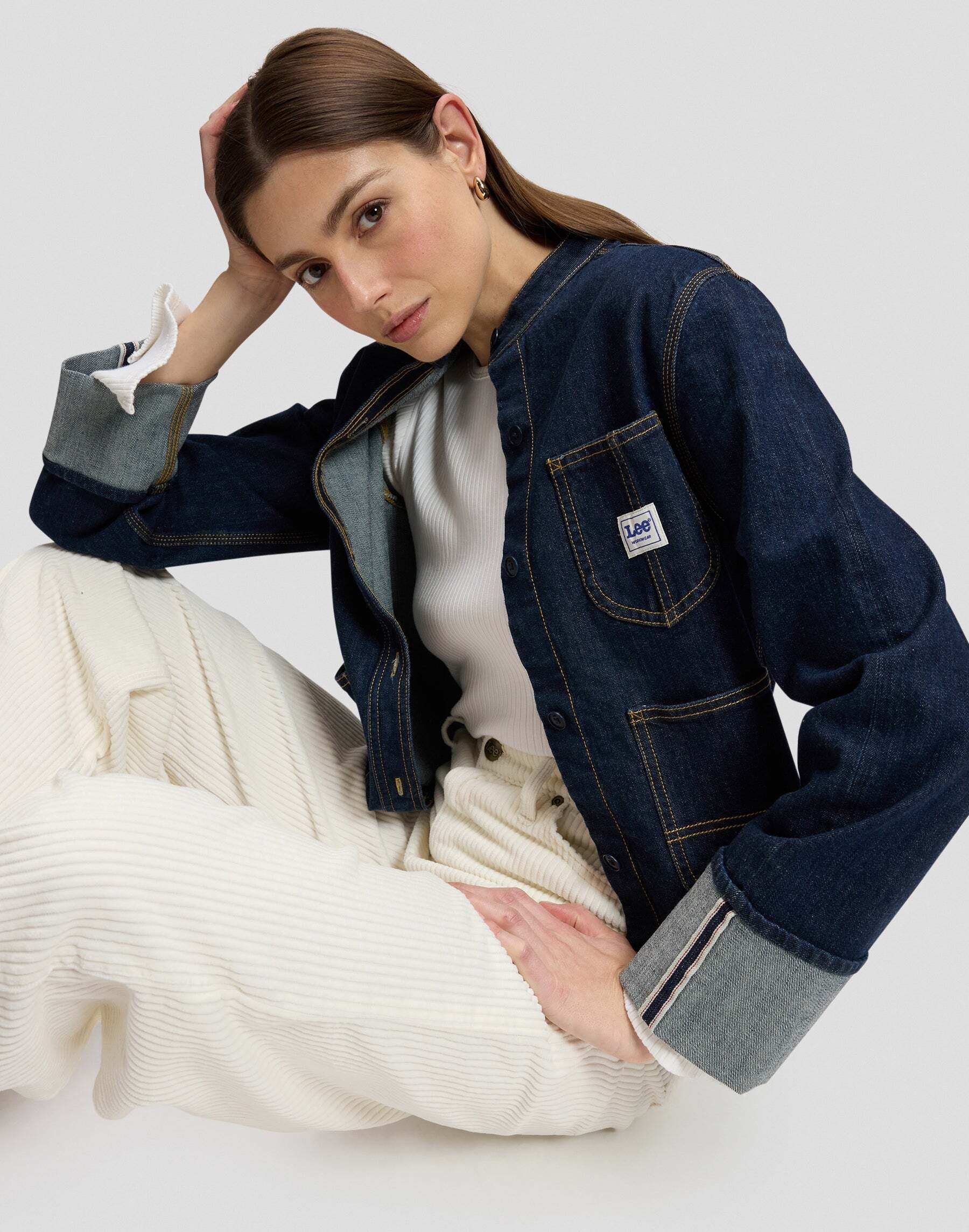 Lee® Jeansbluse »Lee Jeanshemd Selvedge«