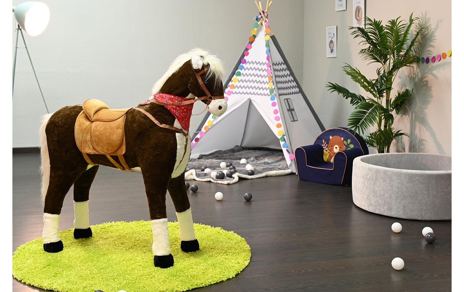 Knorrtoys® Reitpferd »XXL «Winnie» Braun«