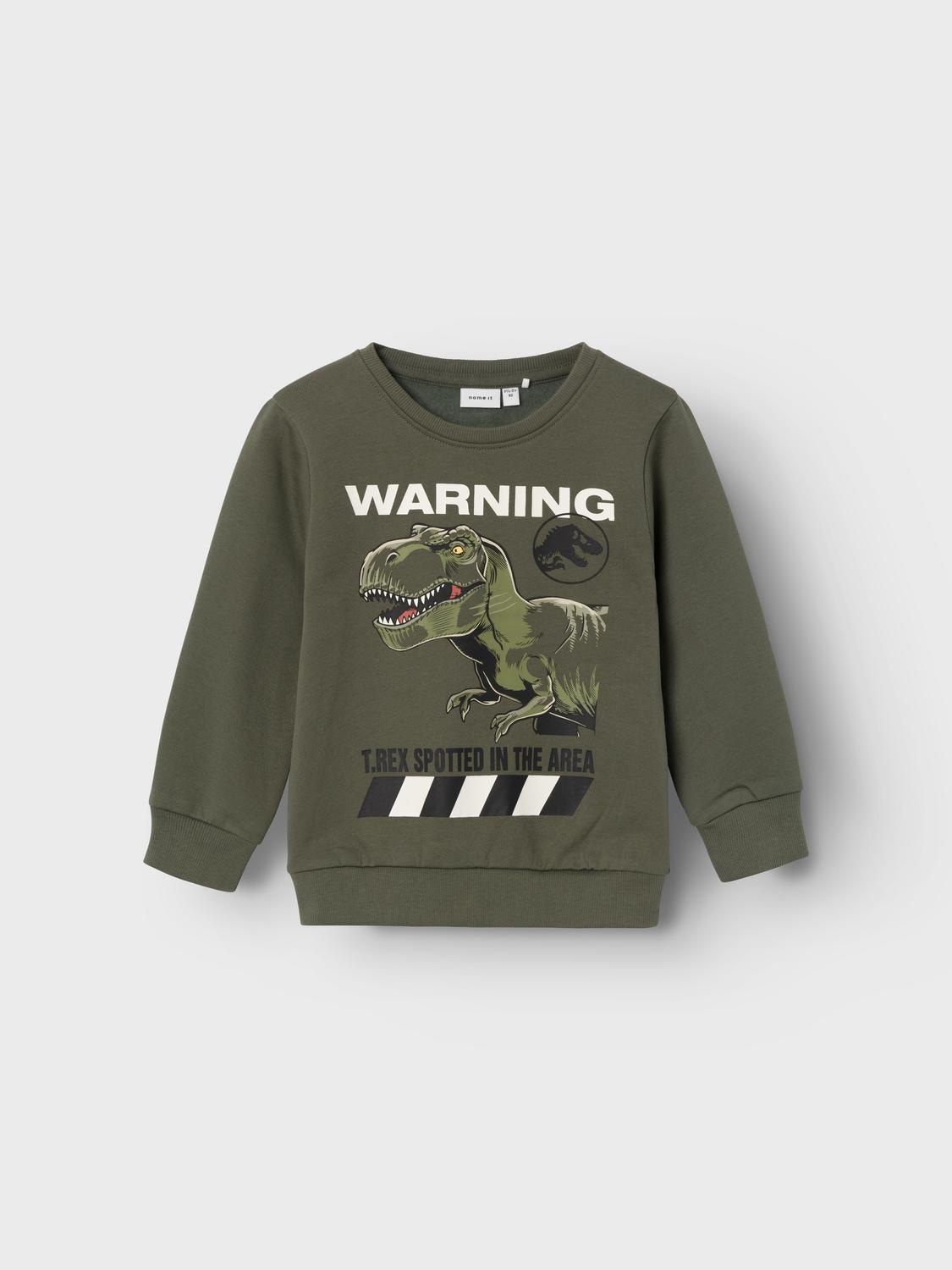 Name It Sweatshirt »NMMNAT JURASSIC SWEAT BRU NOOS SKY«