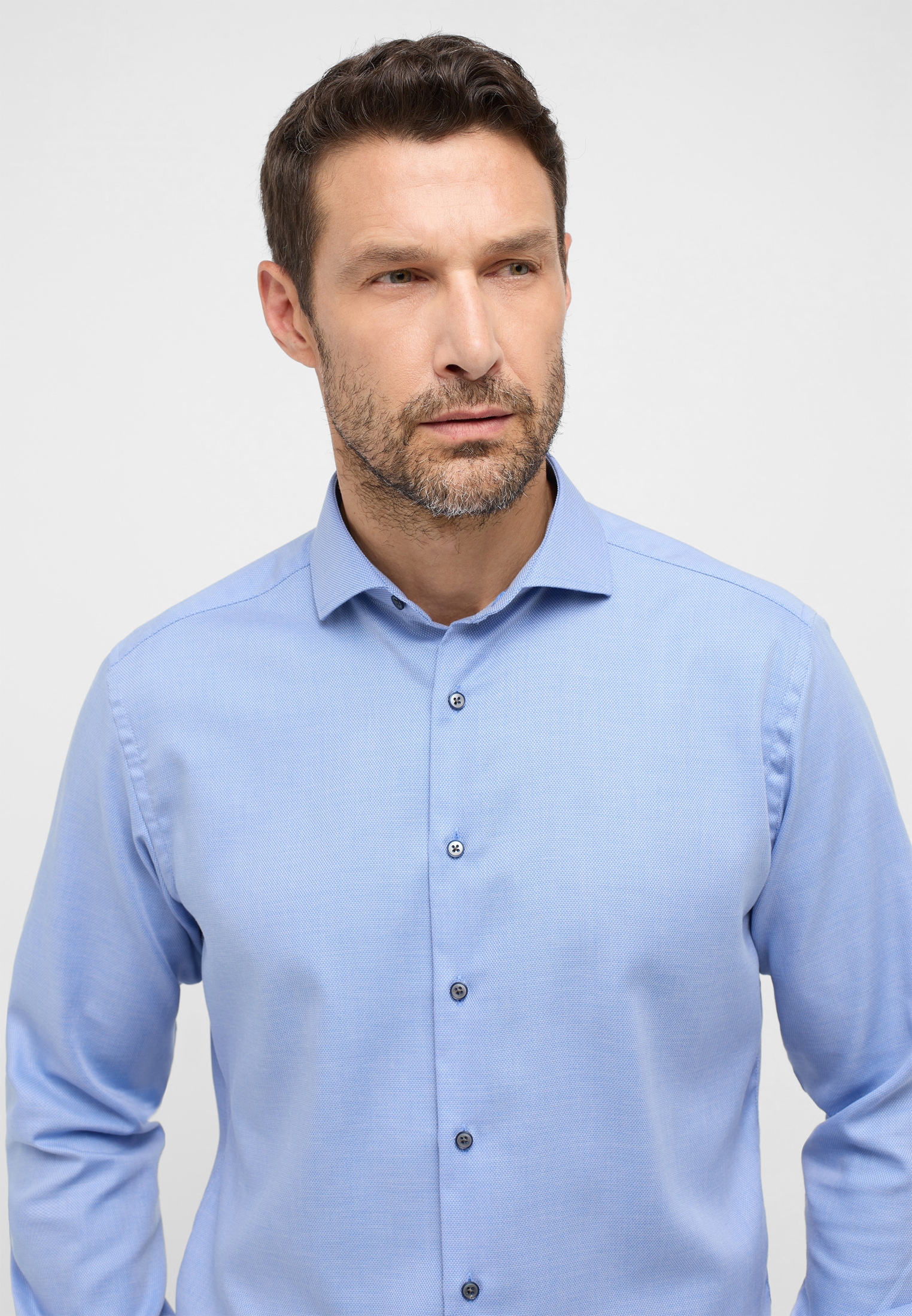 Eterna Langarmhemd »MODERN FIT« NON IRON (bügelfrei)