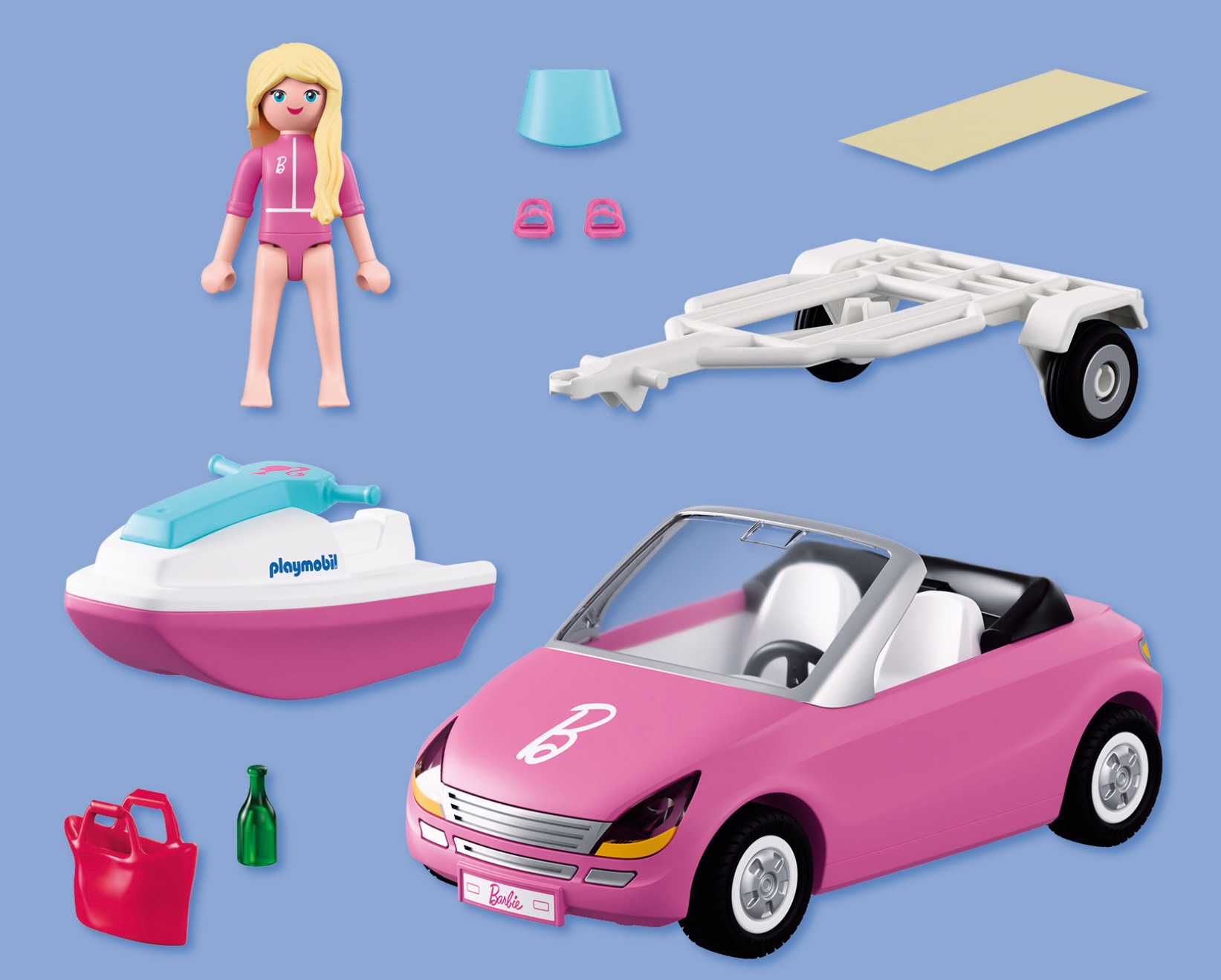 Playmobil® Jeu de construction »PLAYMOBIL x Barbie™ Cabrio (72123), Barbie™« Made in Europe