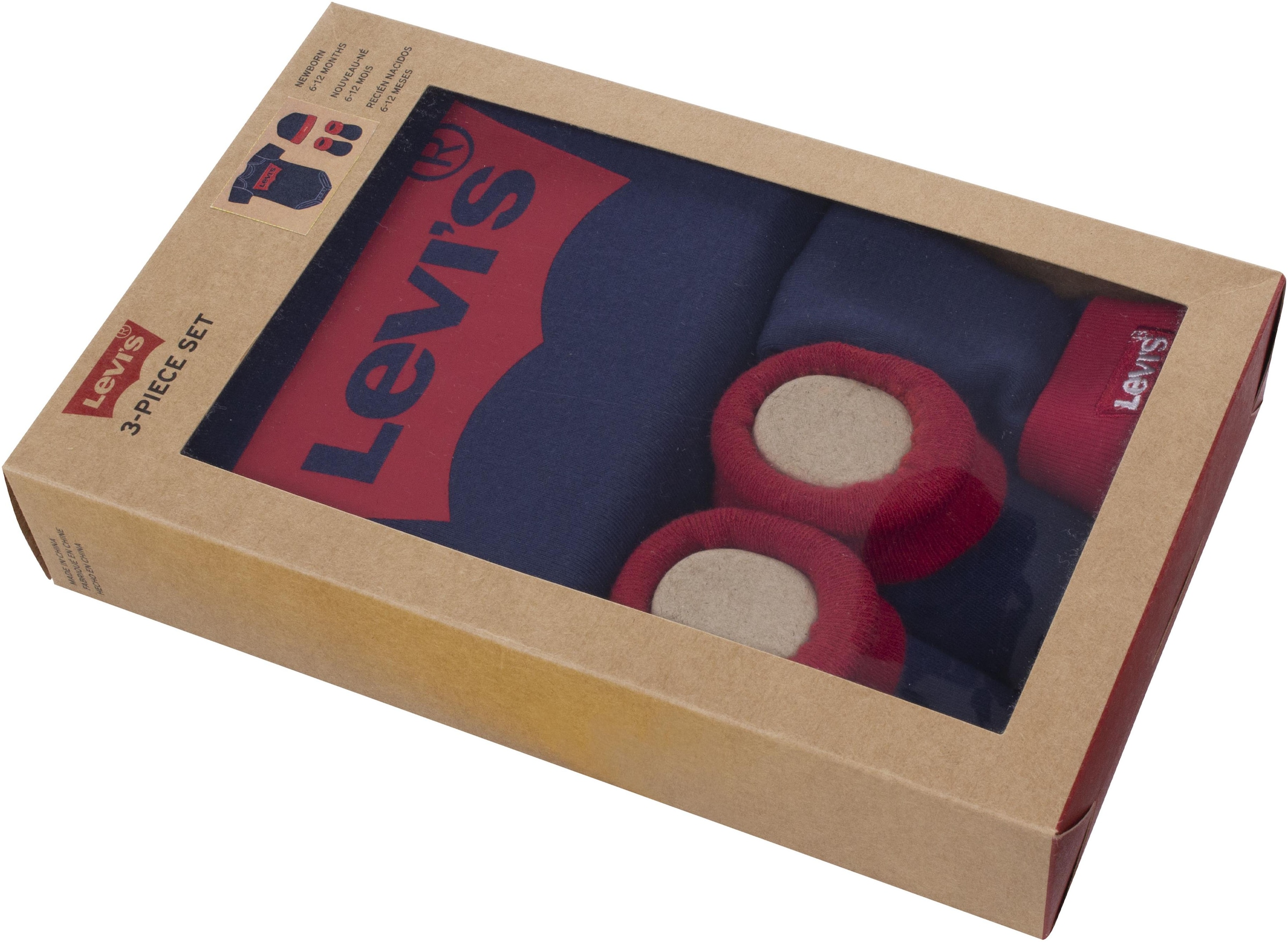 Levi's® Kids Body »Neugeborenen-Geschenkset« Ensemble, 3 cuis UNISEXE