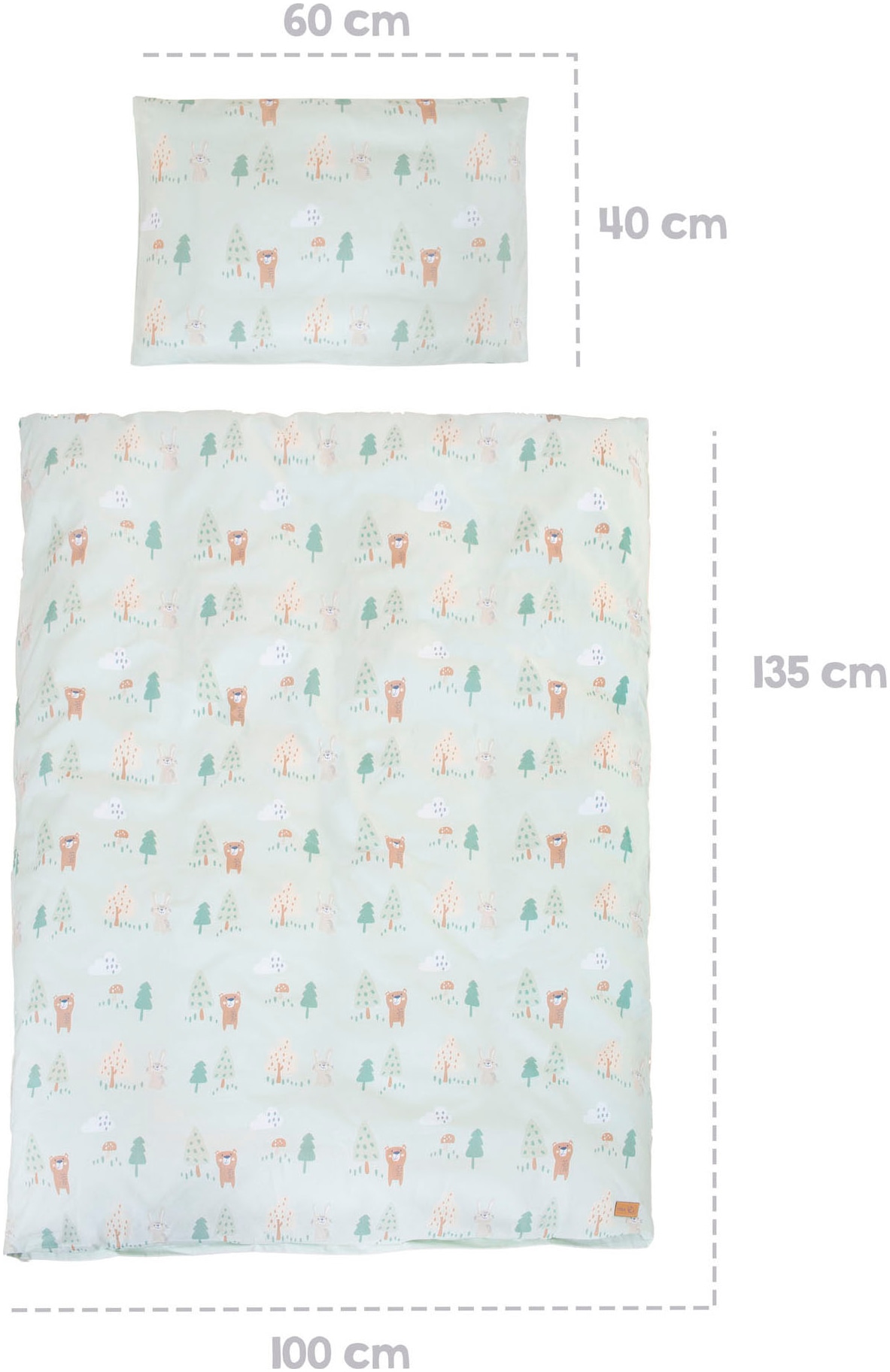 roba® Babybett »Room Bed - Woodland Buddies« als Beistell-, Kinder- und Juniorbett verwendbar