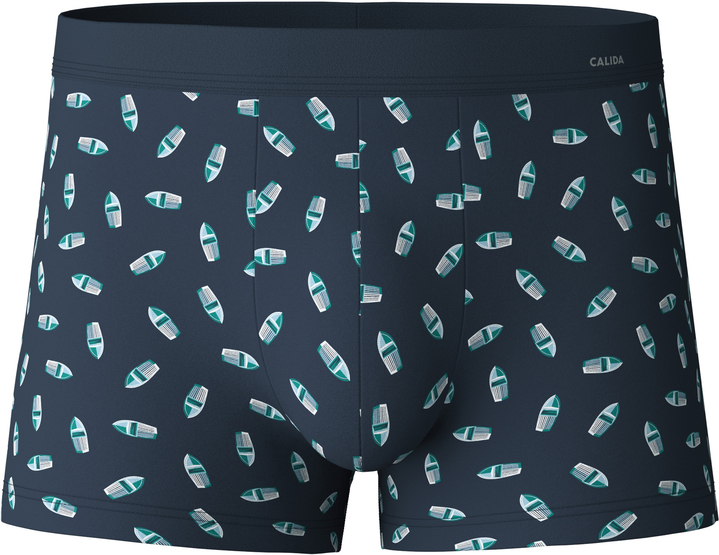 CALIDA Boxershorts »Cotton Code Design«, mit weichem Elastikbund