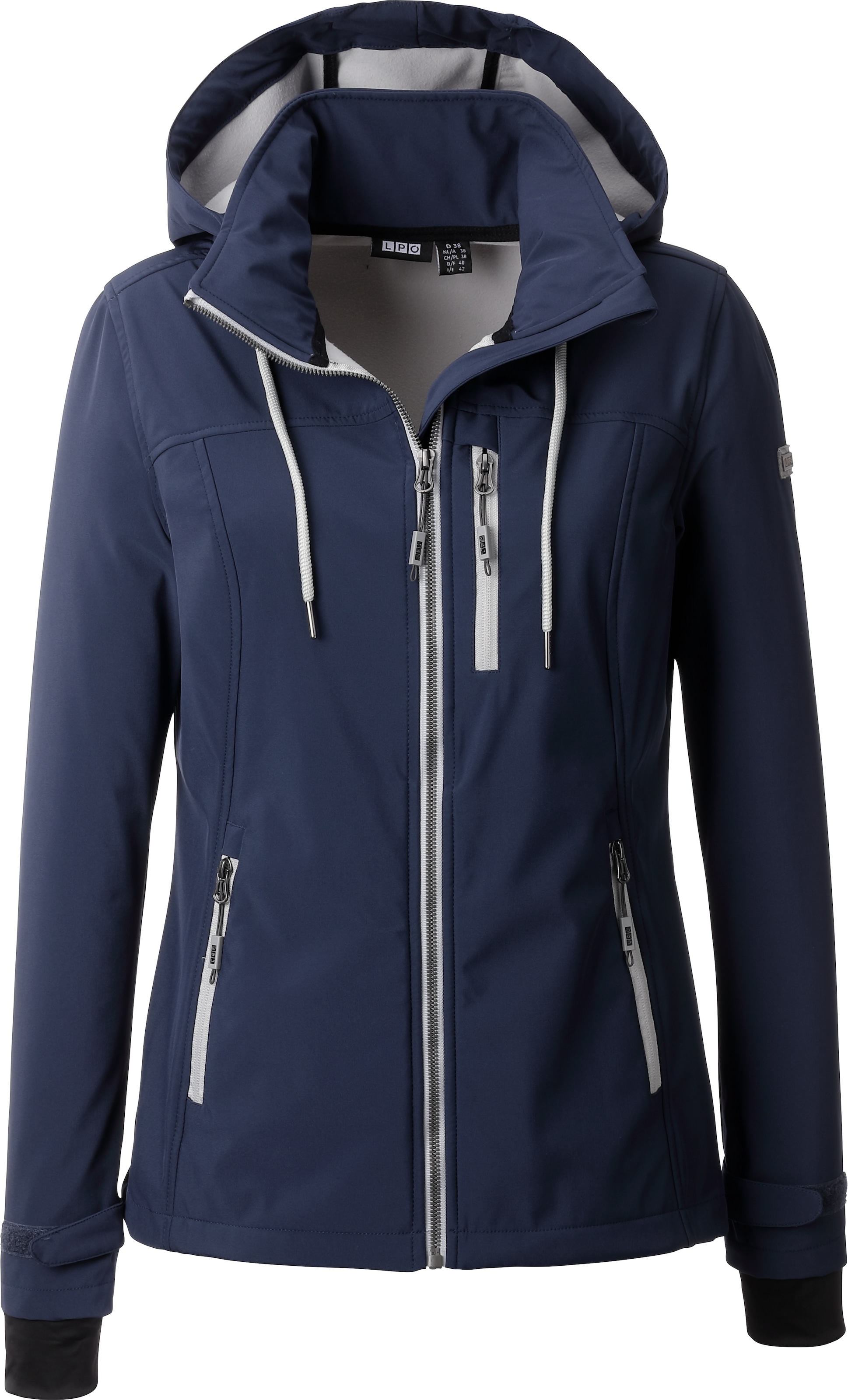 DEPROC Active Veste softshell »DECORAH PEAK V WOMEN« mit abnehmbarer Kapuze
