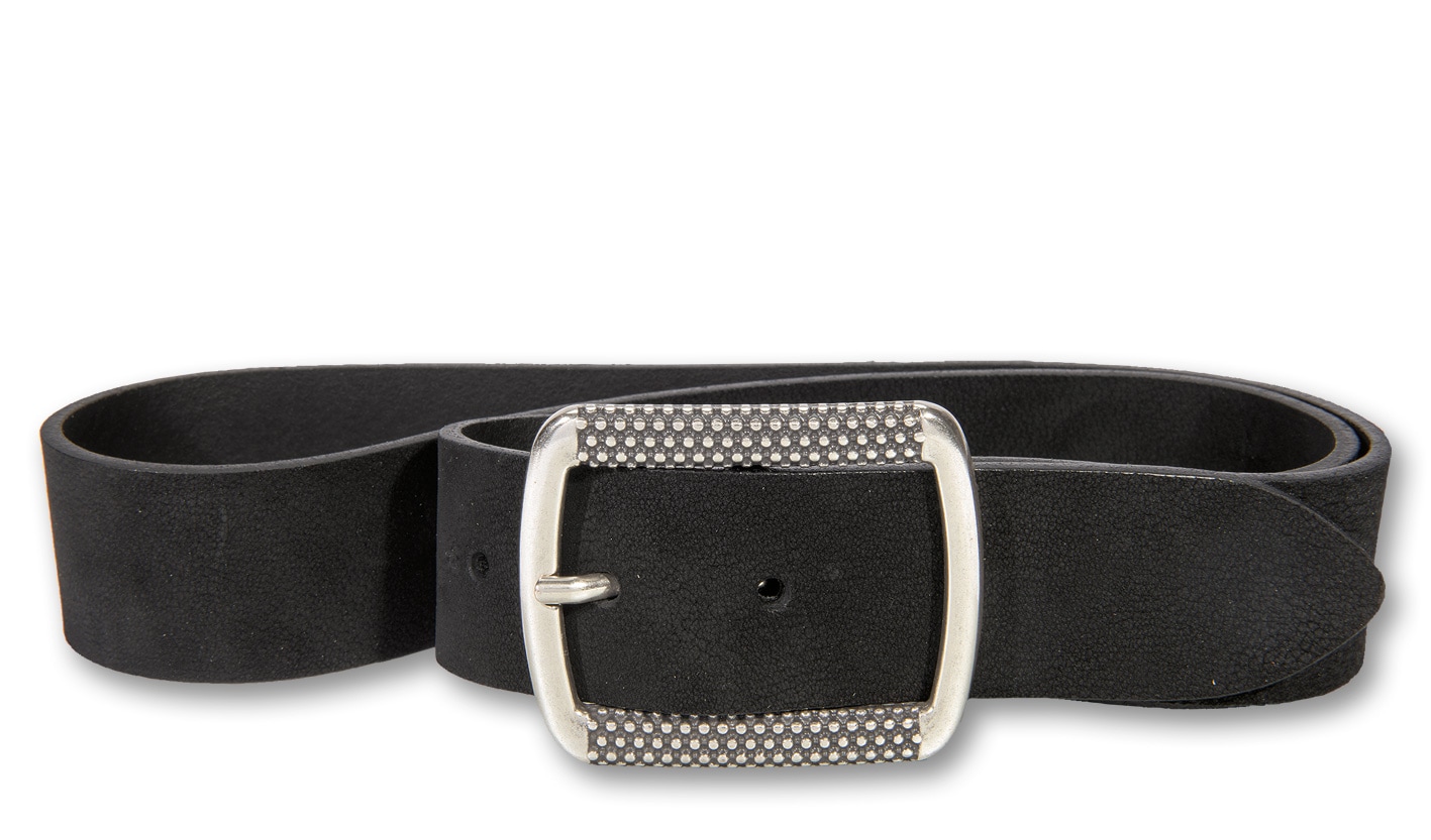 Silbergift Ceinture en cuir mit silberfarbener Schliesse