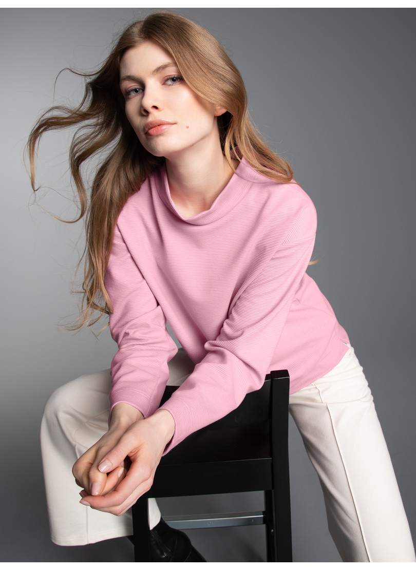 Trigema Sweat-shirt »TRIGEMA Sweatshirt mit Stehkragen«
