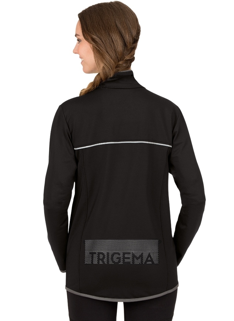 Trigema Veste d'entraînement »TRIGEMA Praktische Sportjacke aus Microfaser« 1 cuis tlg.