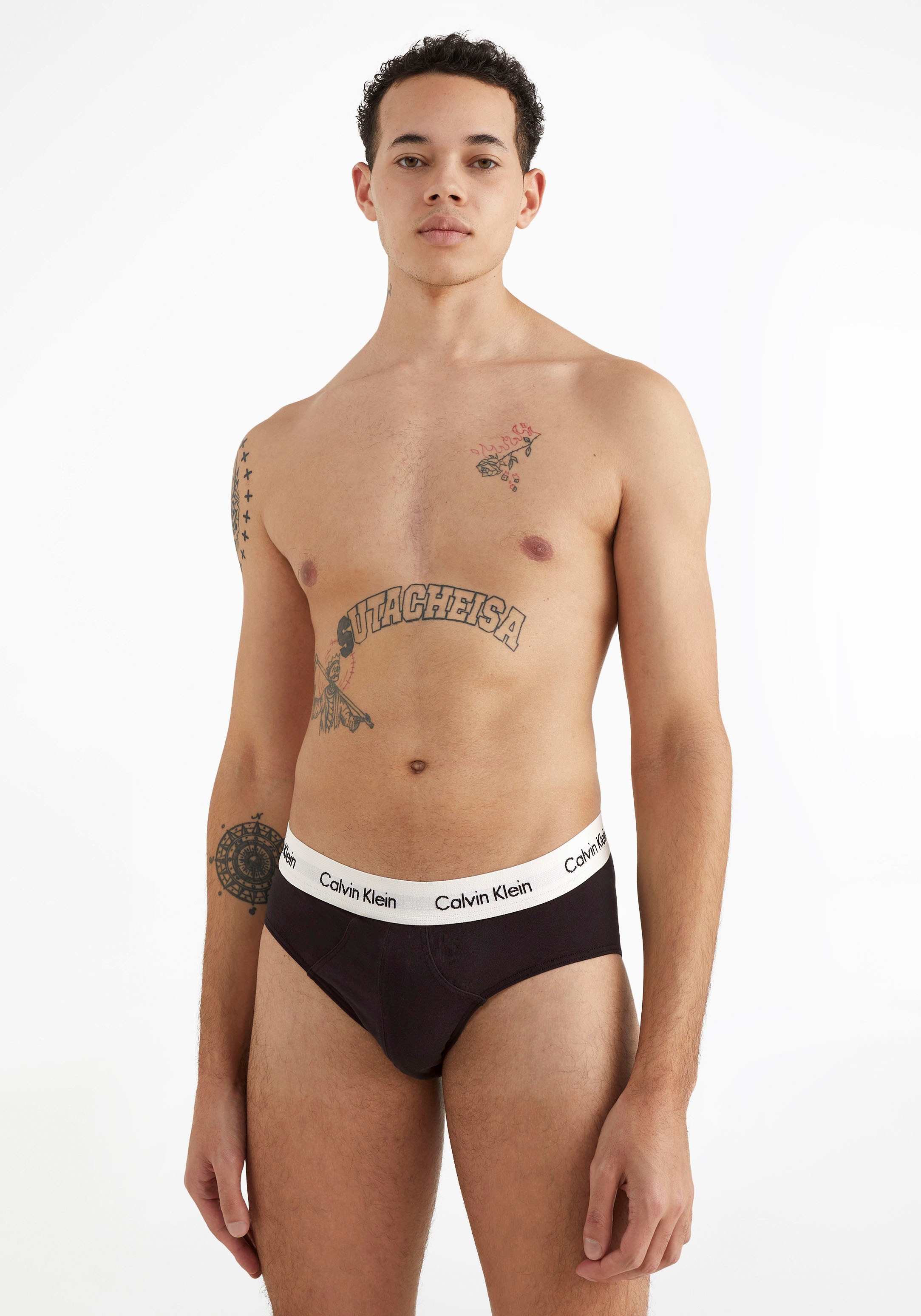 Image of Calvin Klein Slip, (Packung, 3 St., 3er-Pack), mit breiten Formgebenden Nähten bei Ackermann Versand Schweiz