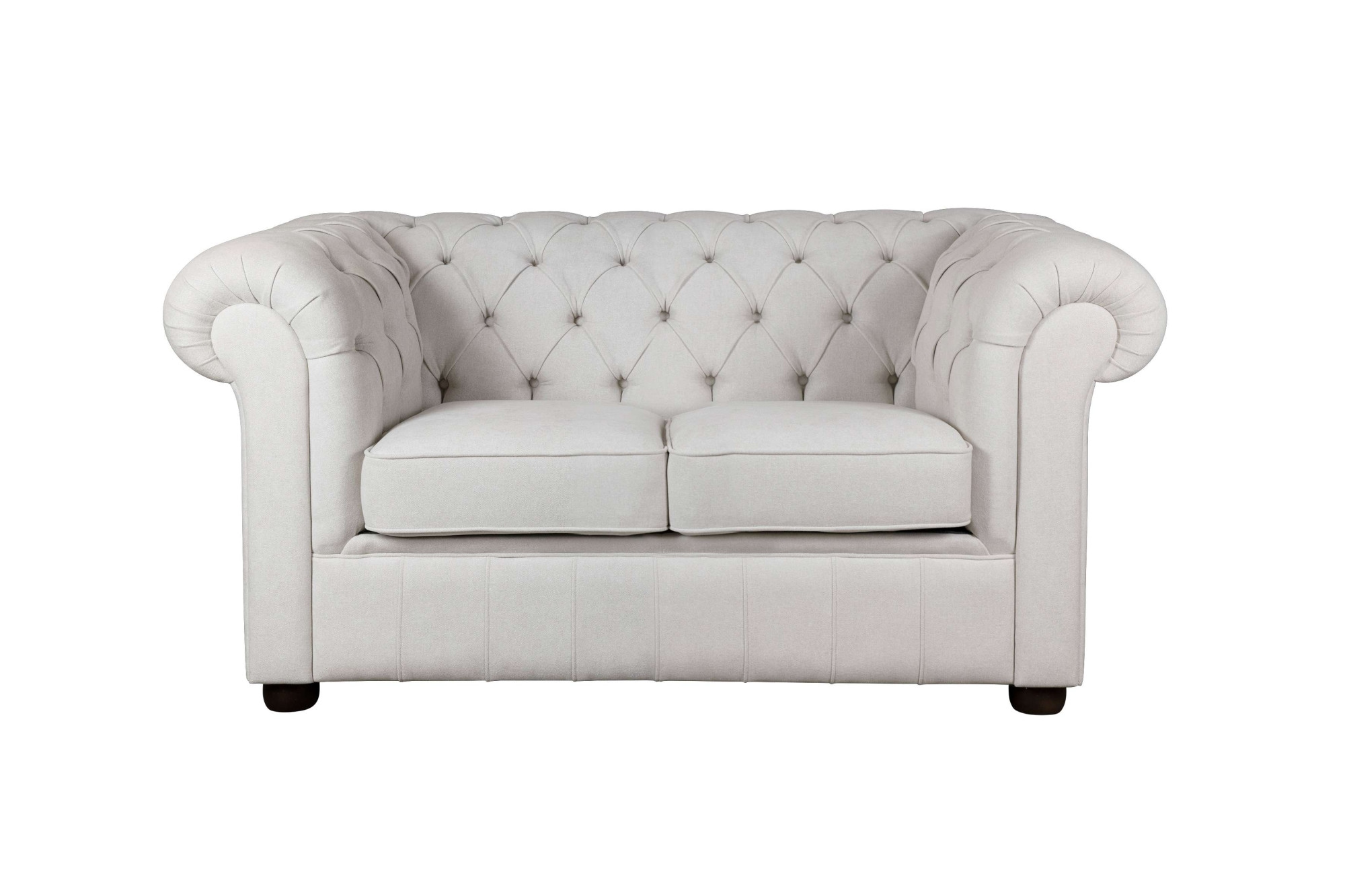 Home affaire 2-Sitzer »CHARENTE, Chesterfield-Sofa, Wellenfederung, Masse: B/T/H: 147/89/74 cm«, mit edler Knopfheftung und typischen Armlehnen