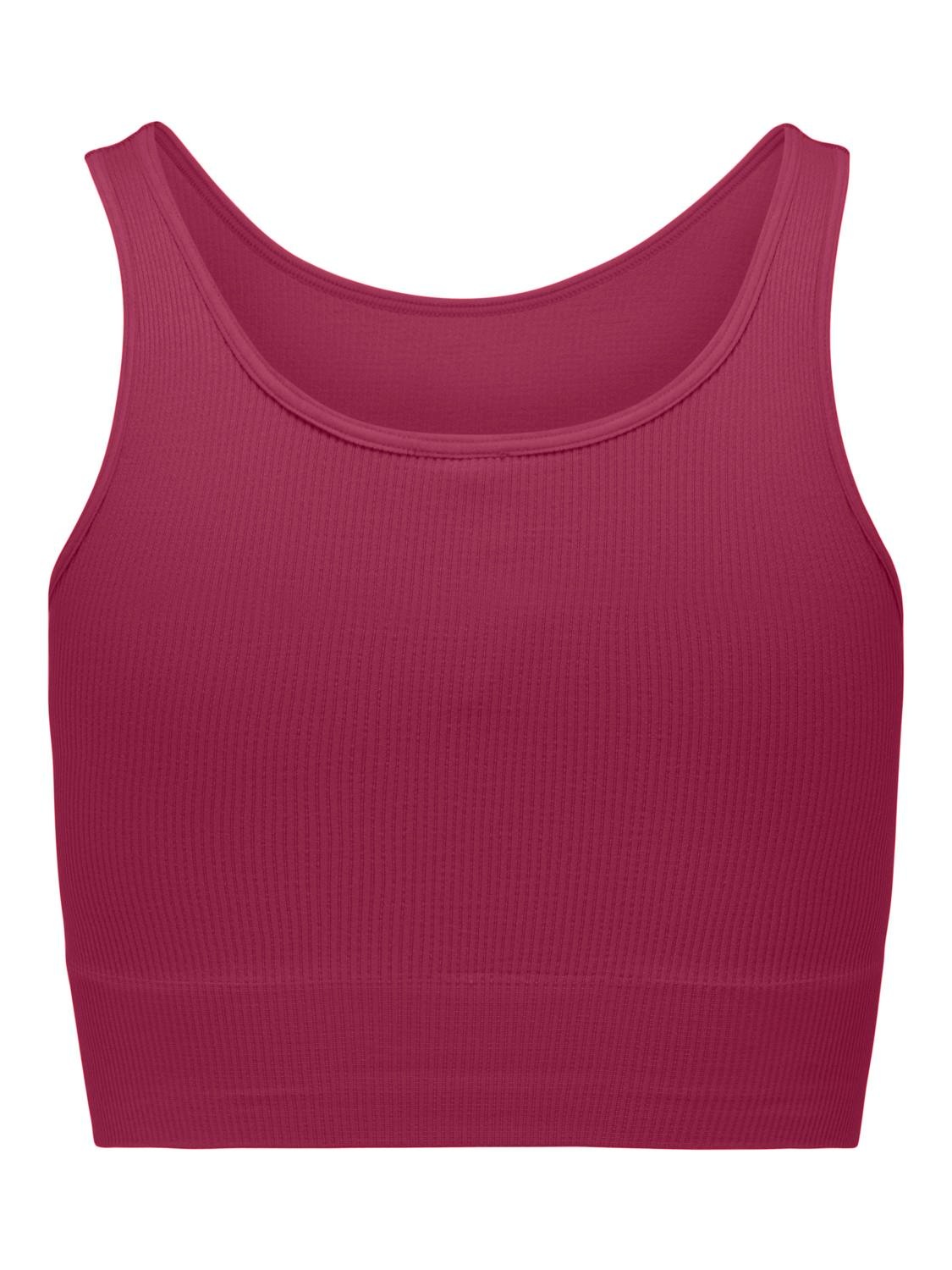 ONLY Play Trainingstop »ONPJAIA LIFE UN SL SEAM SHORT TOP NOOS«, Cropped Fit, in feiner Rippstruktur