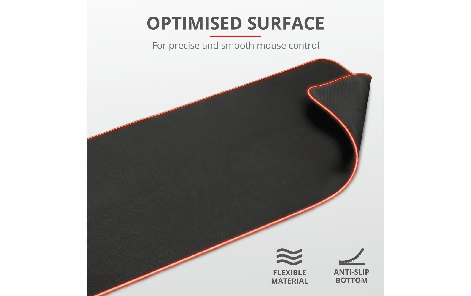 Trust Tapis de souris de jeu »GXT 764 Glide-Flex XXL Schwarz«