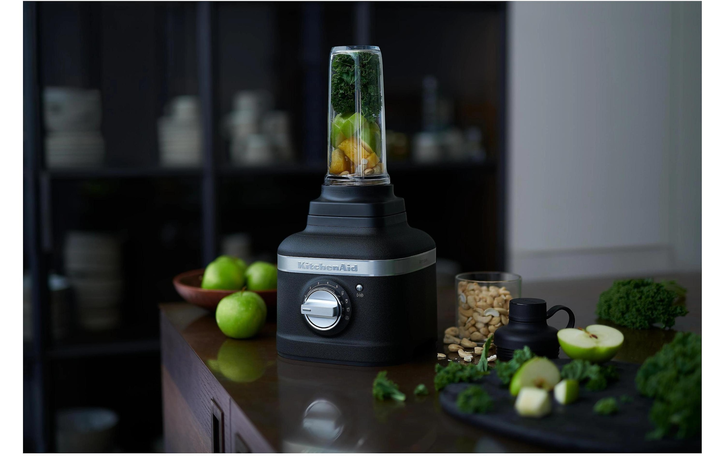 KitchenAid Zerkleinereraufsatz »5KSB2030PJB 500 ml« Praktischer Mixbehälter mit Trinkdeckel