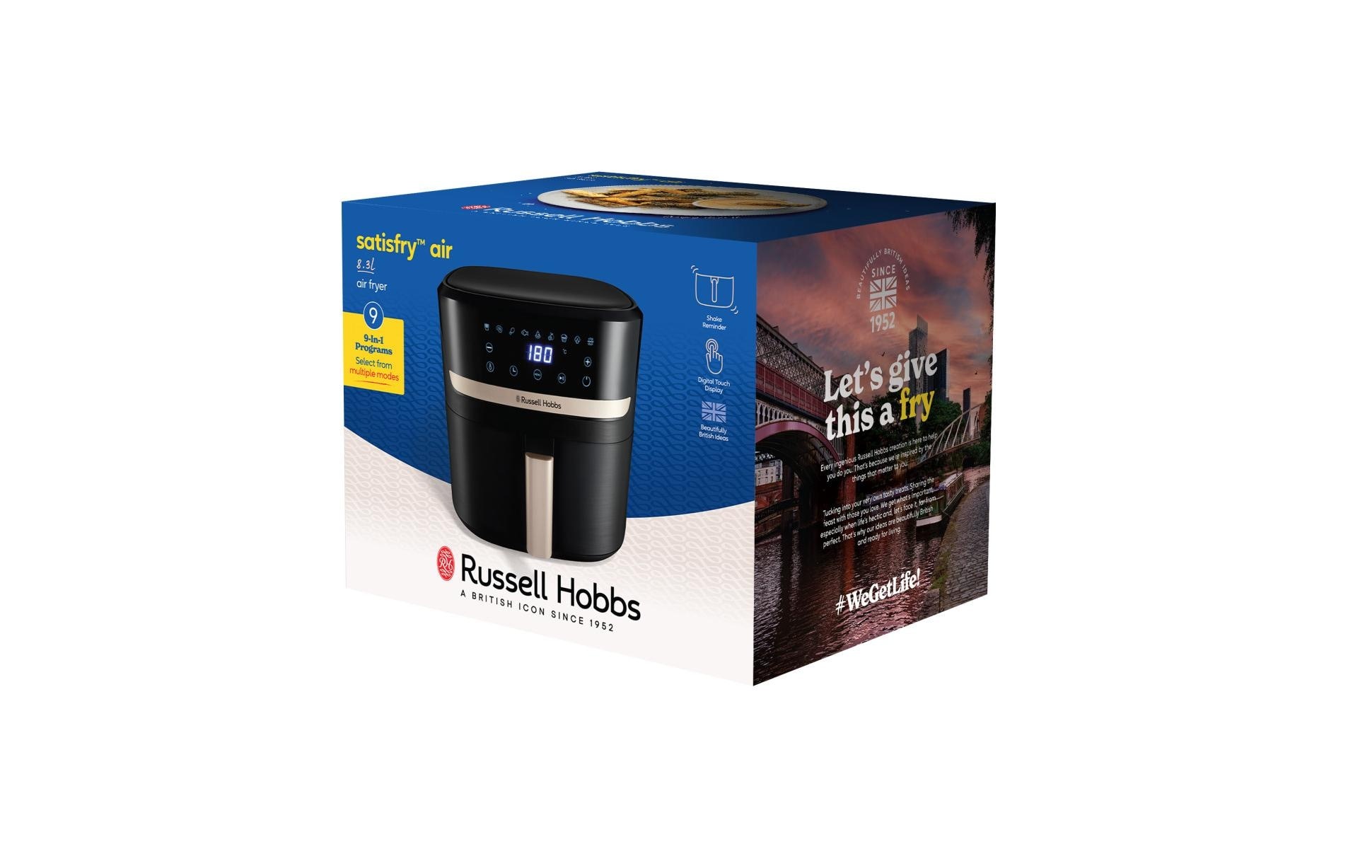 RUSSELL HOBBS Heissluftfritteuse »SatisFry 8.3 l«