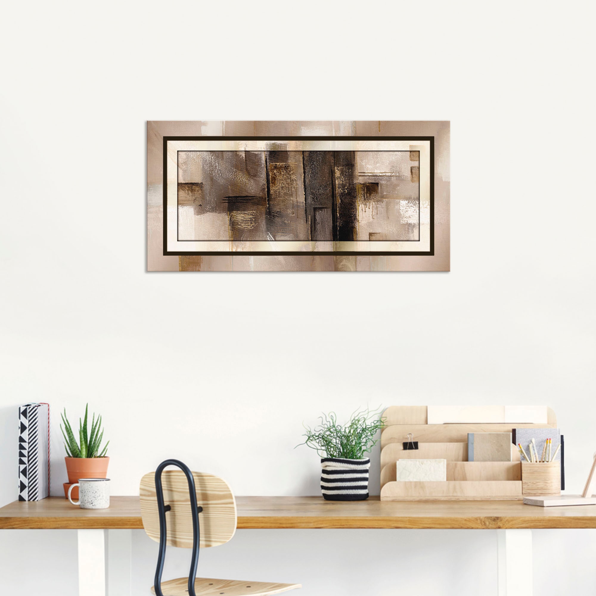 Artland Wandbild »Quadrate - abstrakt 1«, Muster, (1 St.), als Alubild, Outdoorbild, Leinwandbild, Poster in verschied. Grössen