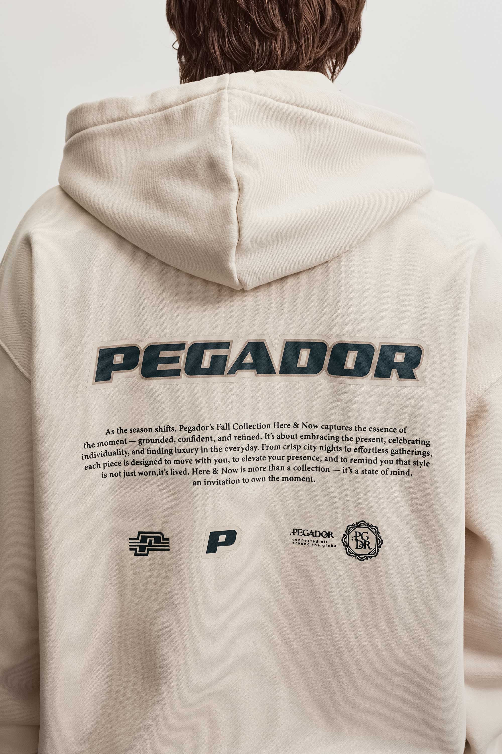 PEGADOR Sweat à capuche »Binibeca Oversized Sweat Jacket« mélange de coton, oversize