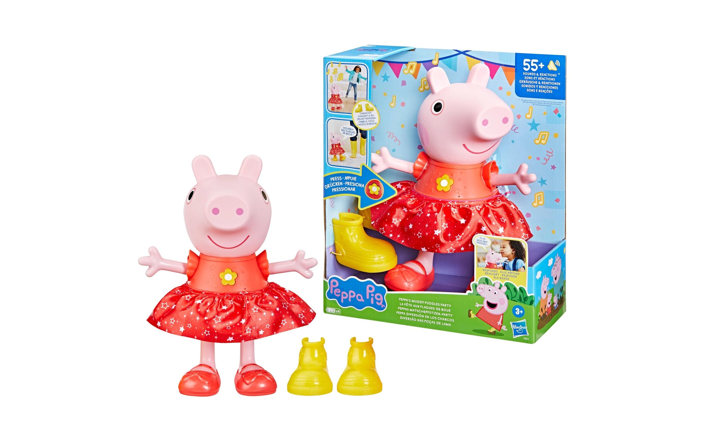 Hasbro Spielfigur »Peppas Matschepfützen-Party -FR-«