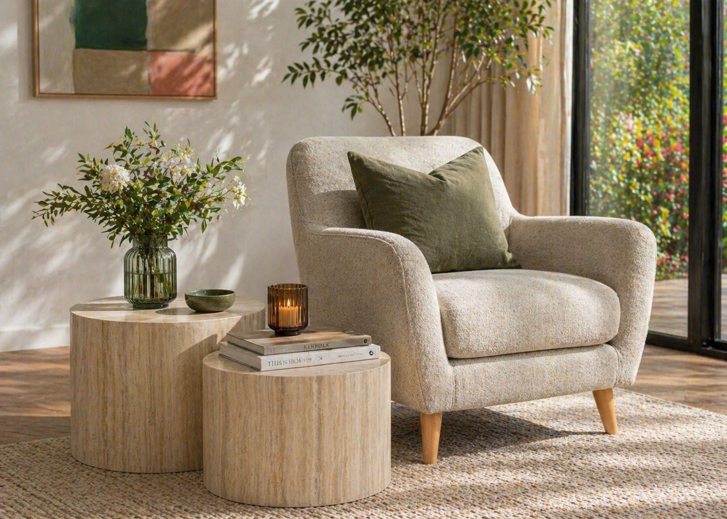 ACTONA GROUP Couchtisch »Dice 2er Set - Steinoptik, modern & stilvoll, skandinavisches Design« Couchtisch, Beistelltisch,  OTTOs Choice, Pflegeleichter Beistelltisch, vielseitig, robust
